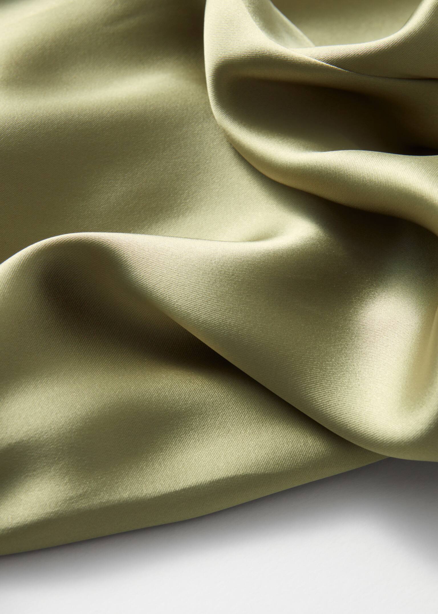 Σατέν Σορτς με Λάστιχο - Ανοιχτό Πράσινο/Σκούρο Καφέ/Σκούρο Ροζ - 6