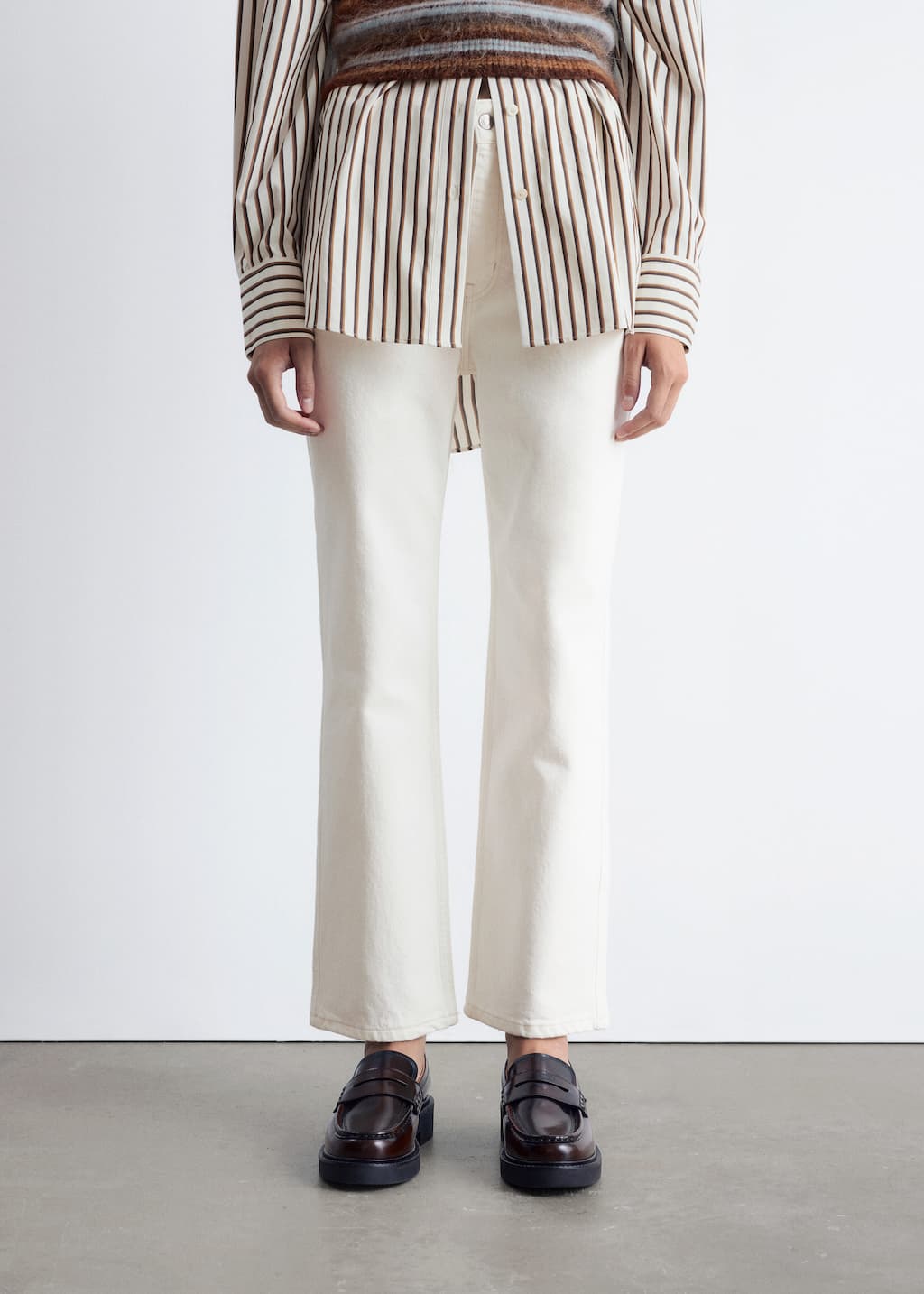 Image of Verkürzte Jeans mit schmalem Bein