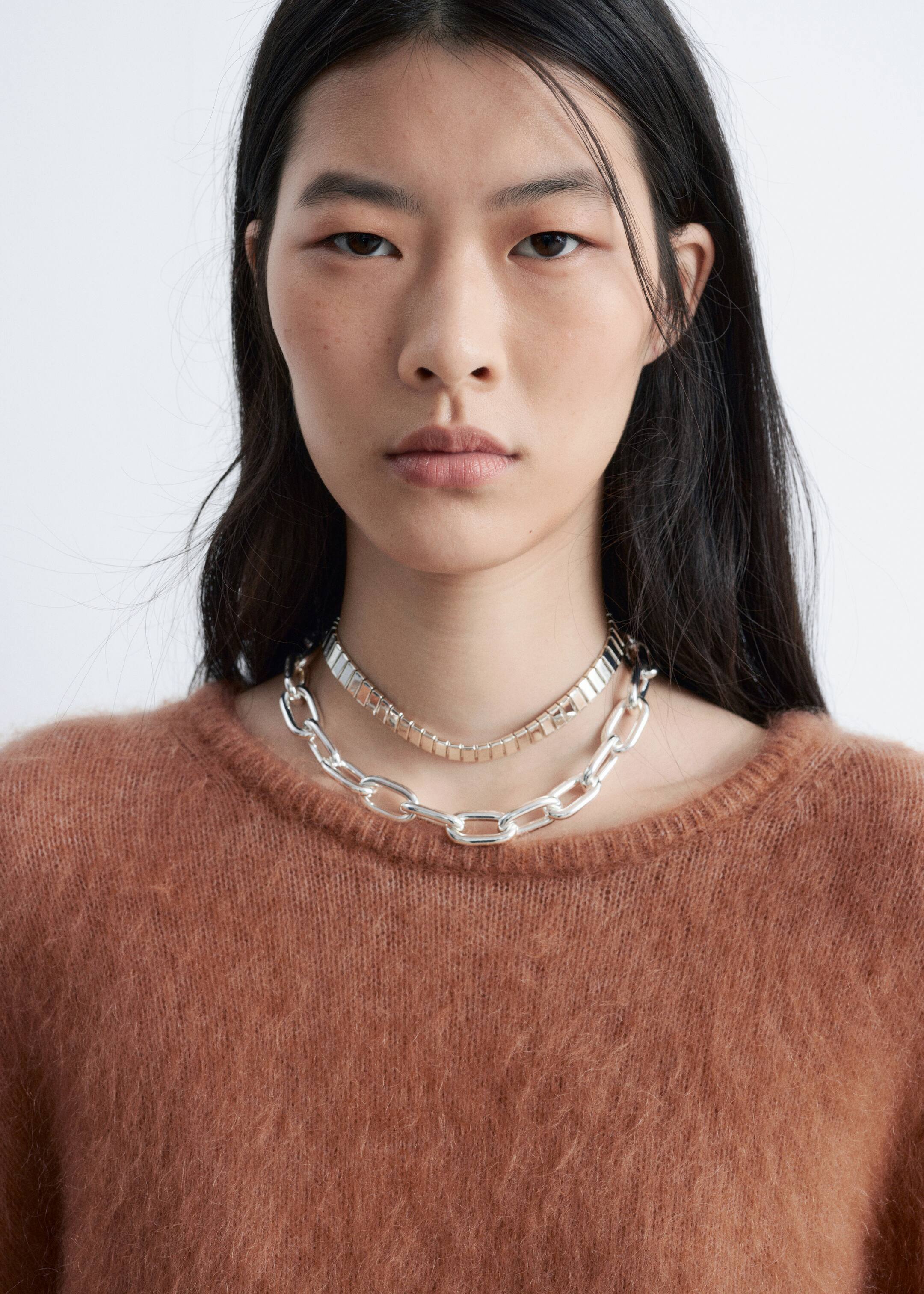 Se større billede: Sweater i børstet mohairblend - Mørk beige | H&M DK 3