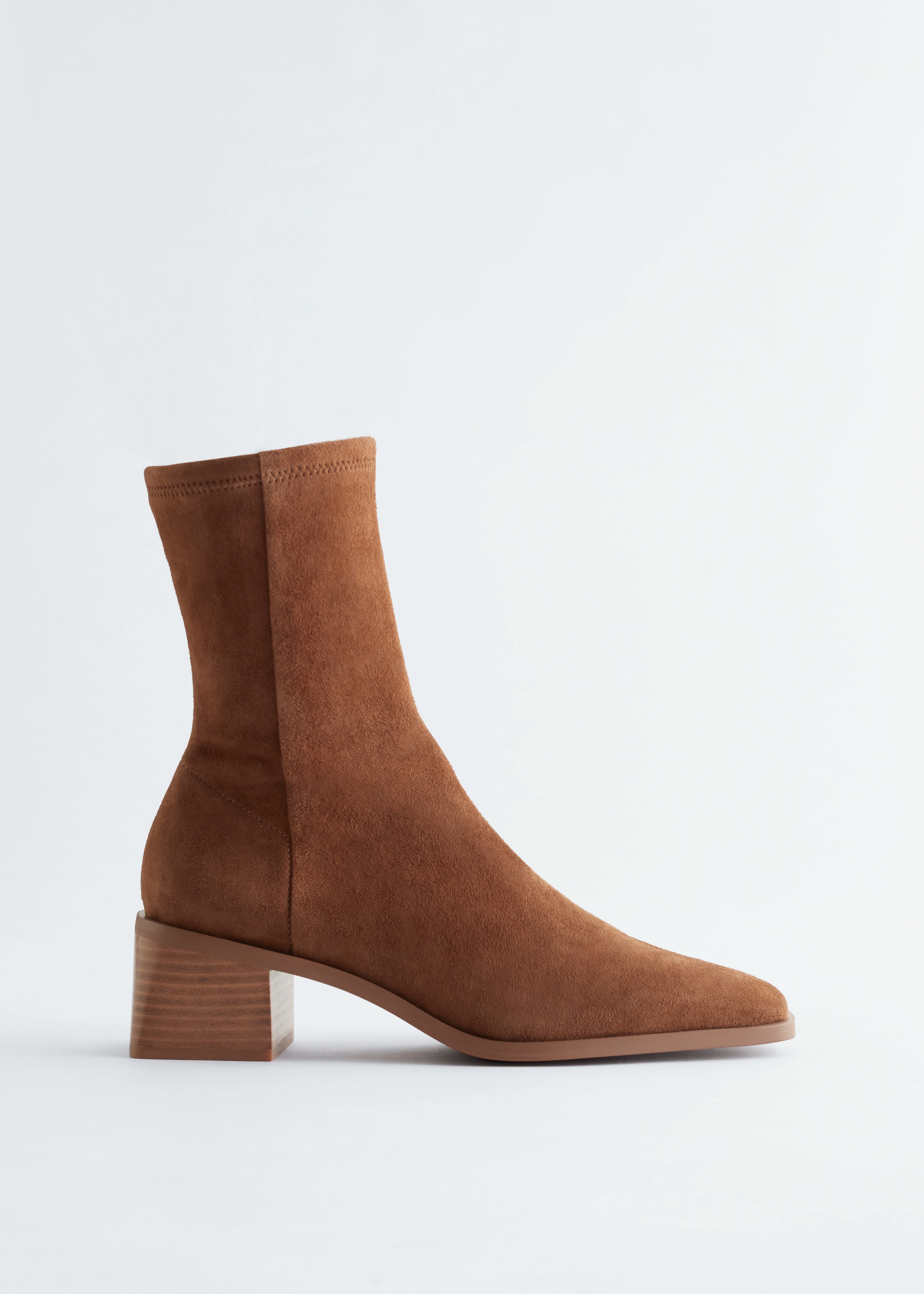 靴 & OTHER STORIES / Leather Ankle Boots 39 Leather Sock Boots - Black - Ankleboots - & Other Stories