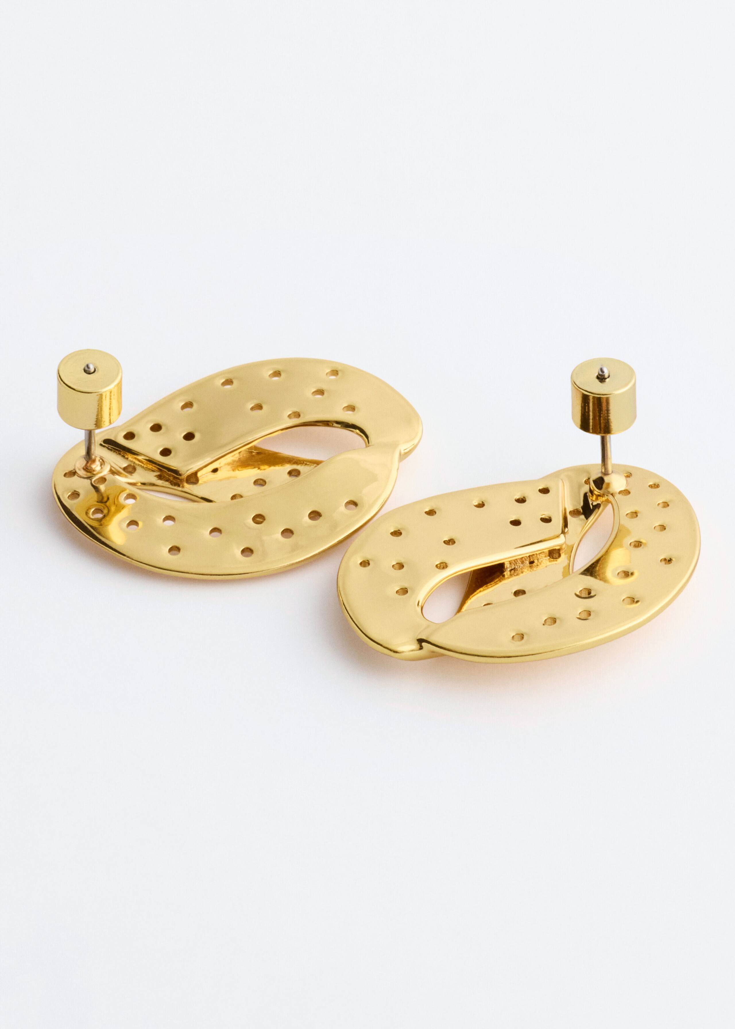 Cutout Brass Earringsf - {{variantName}} - Descriptive Detail