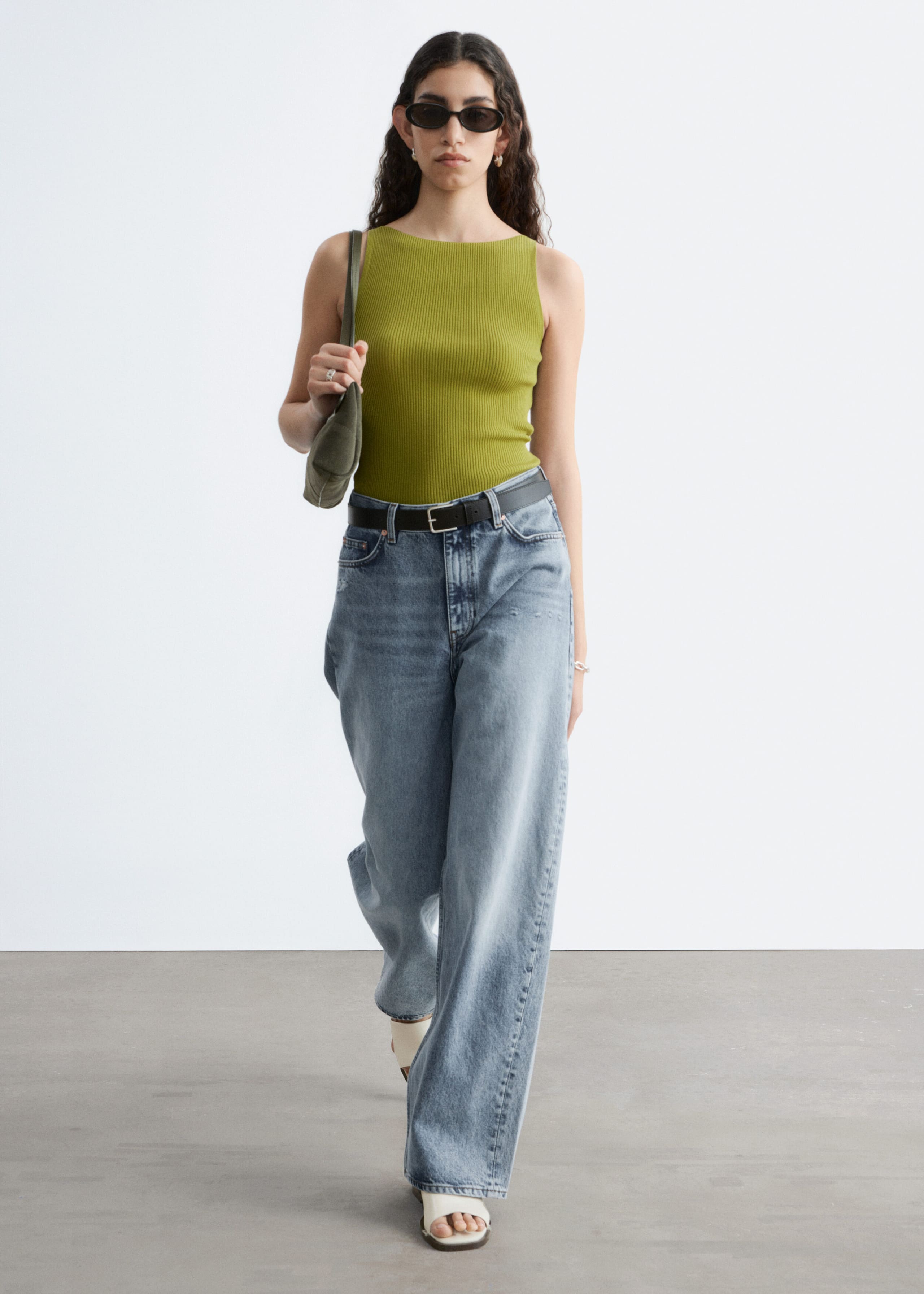 Image of Rib-Knit Tank Top