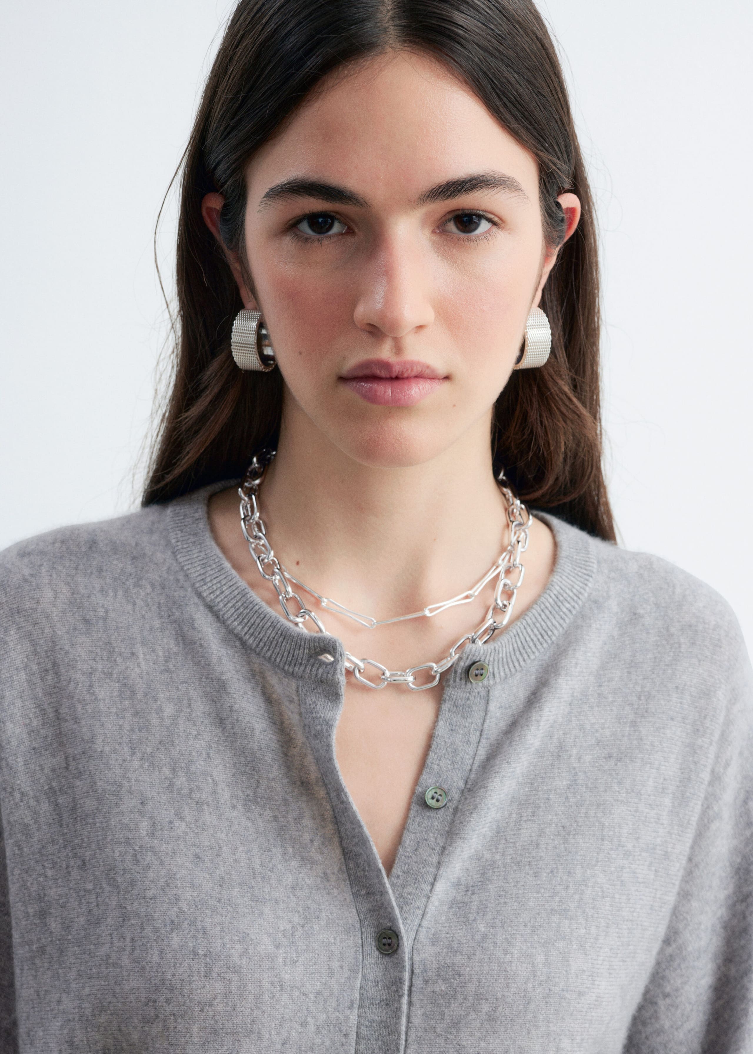 Cashmere Cardigan - Grey - Still Life