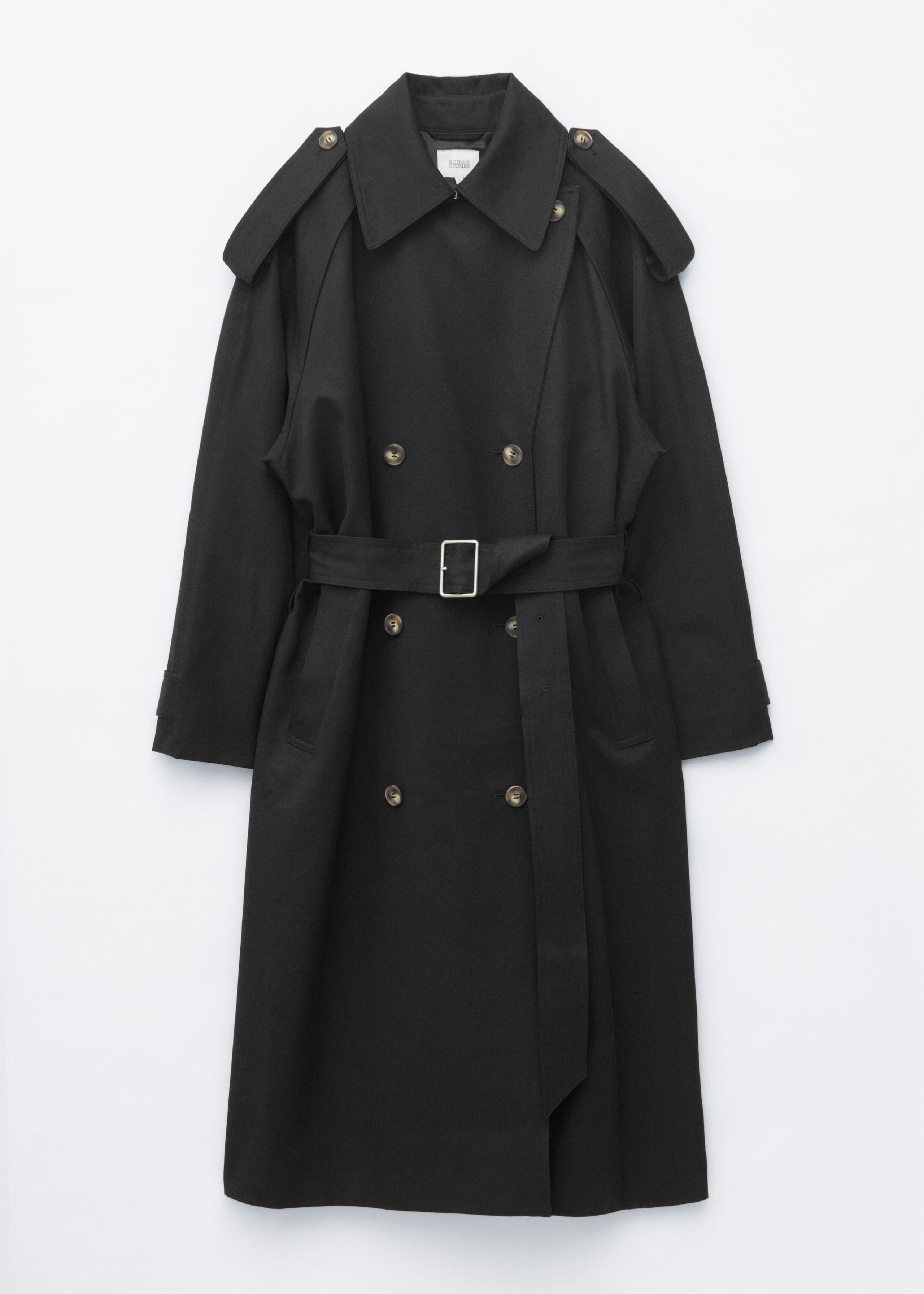 Relaxed Trench Coat - Black - Still Life