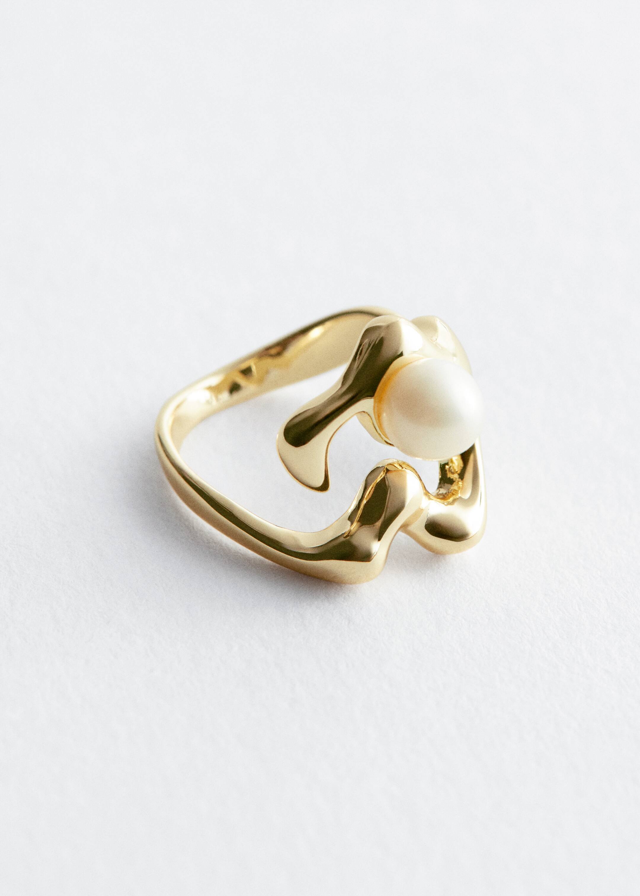 Größeres Bild ansehen: Ring mit Süßwasserperlen - Gold - Ladies | H&M DE 1
