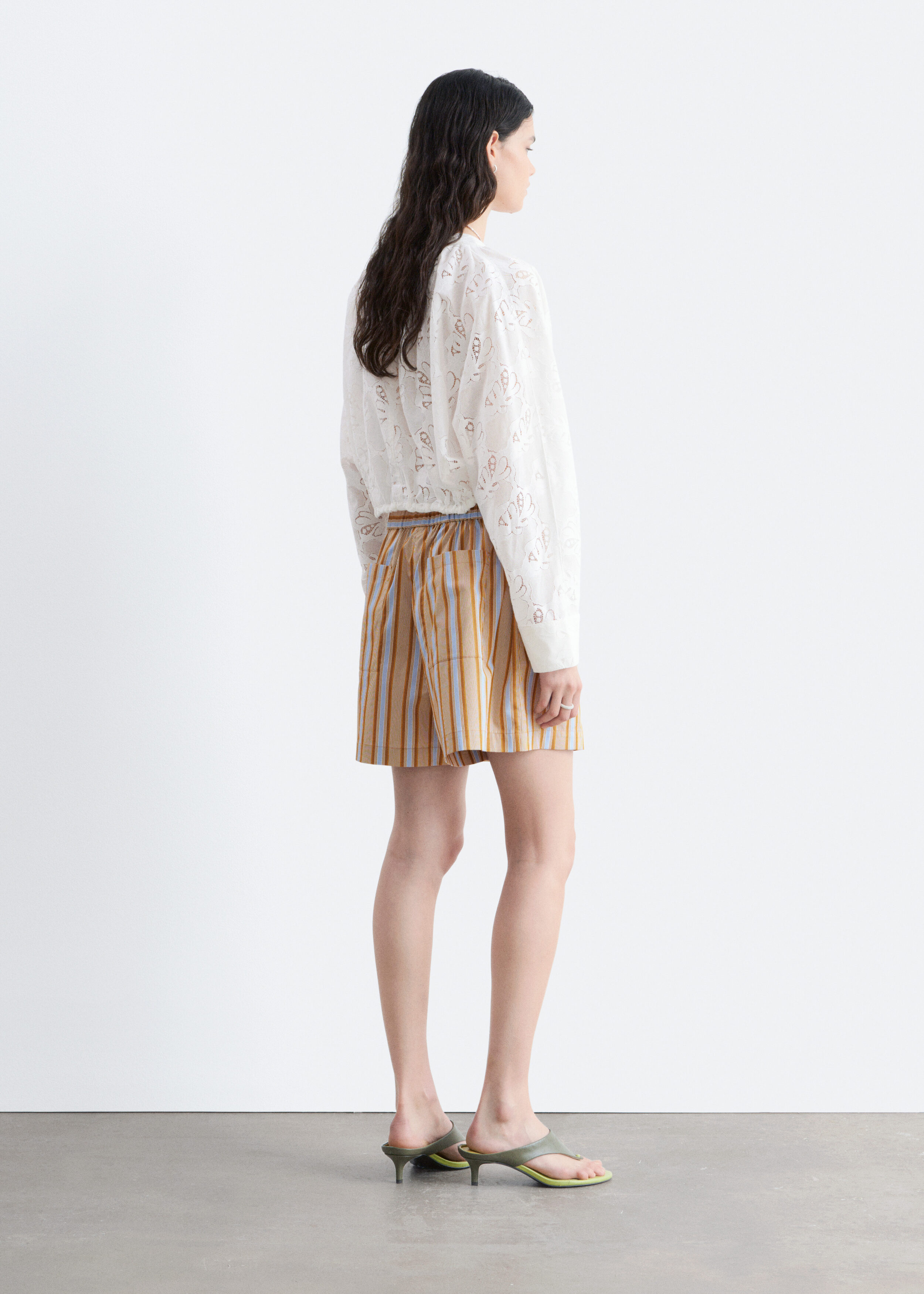 Lace Blouse - White - Blouses | & Other Stories US