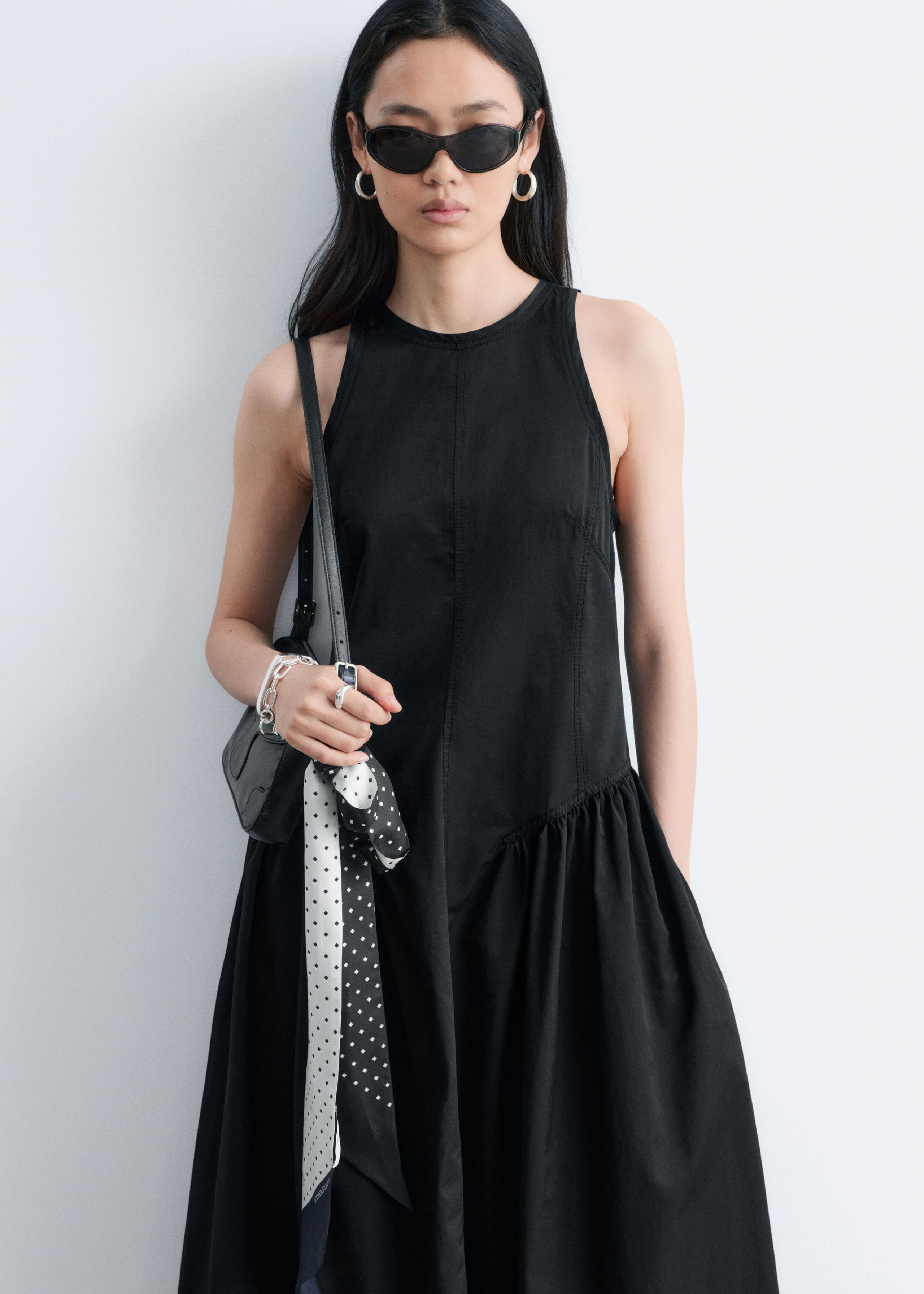 Image of Flared Midi Dress