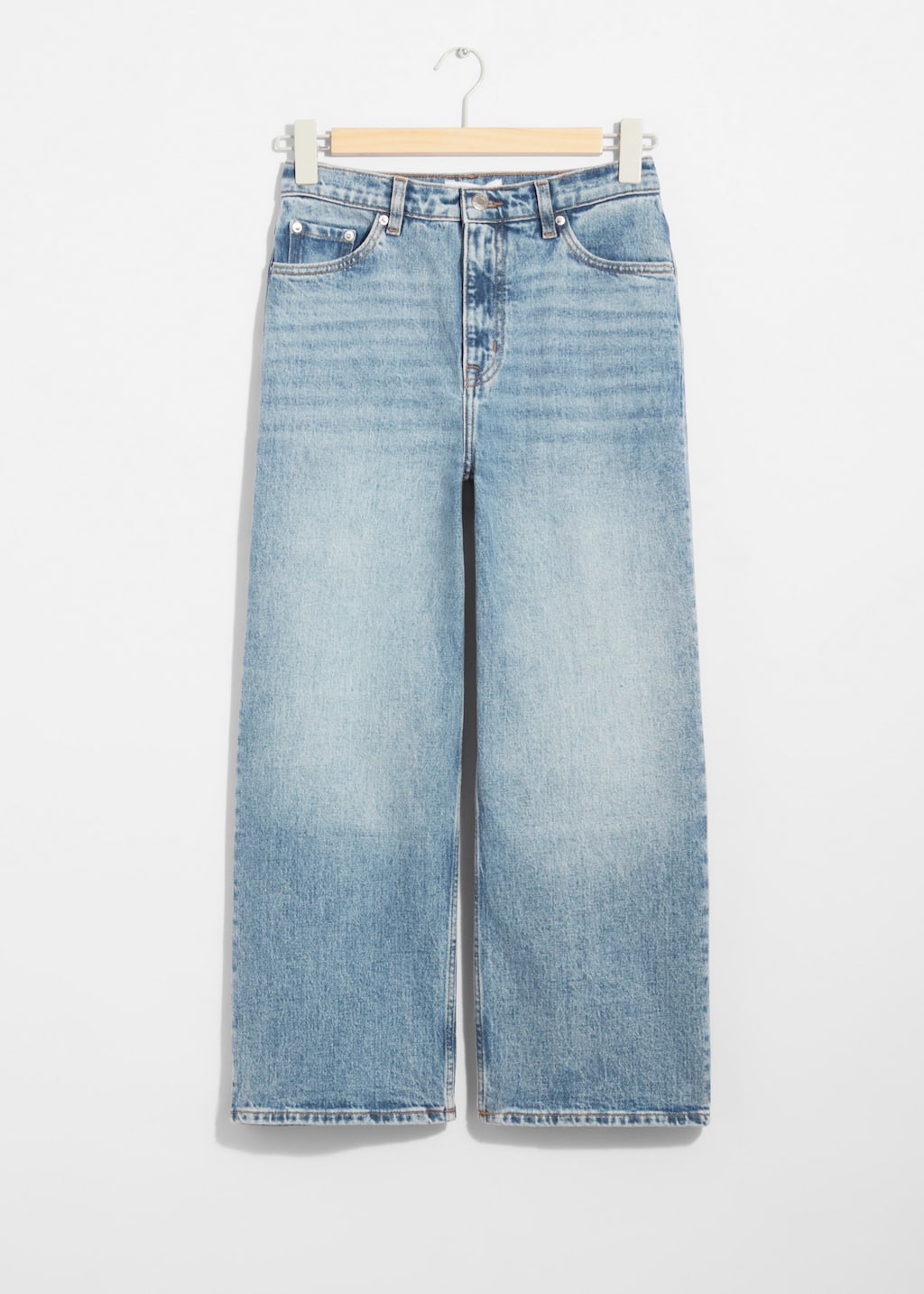Cropped Wide-Leg Jeans
