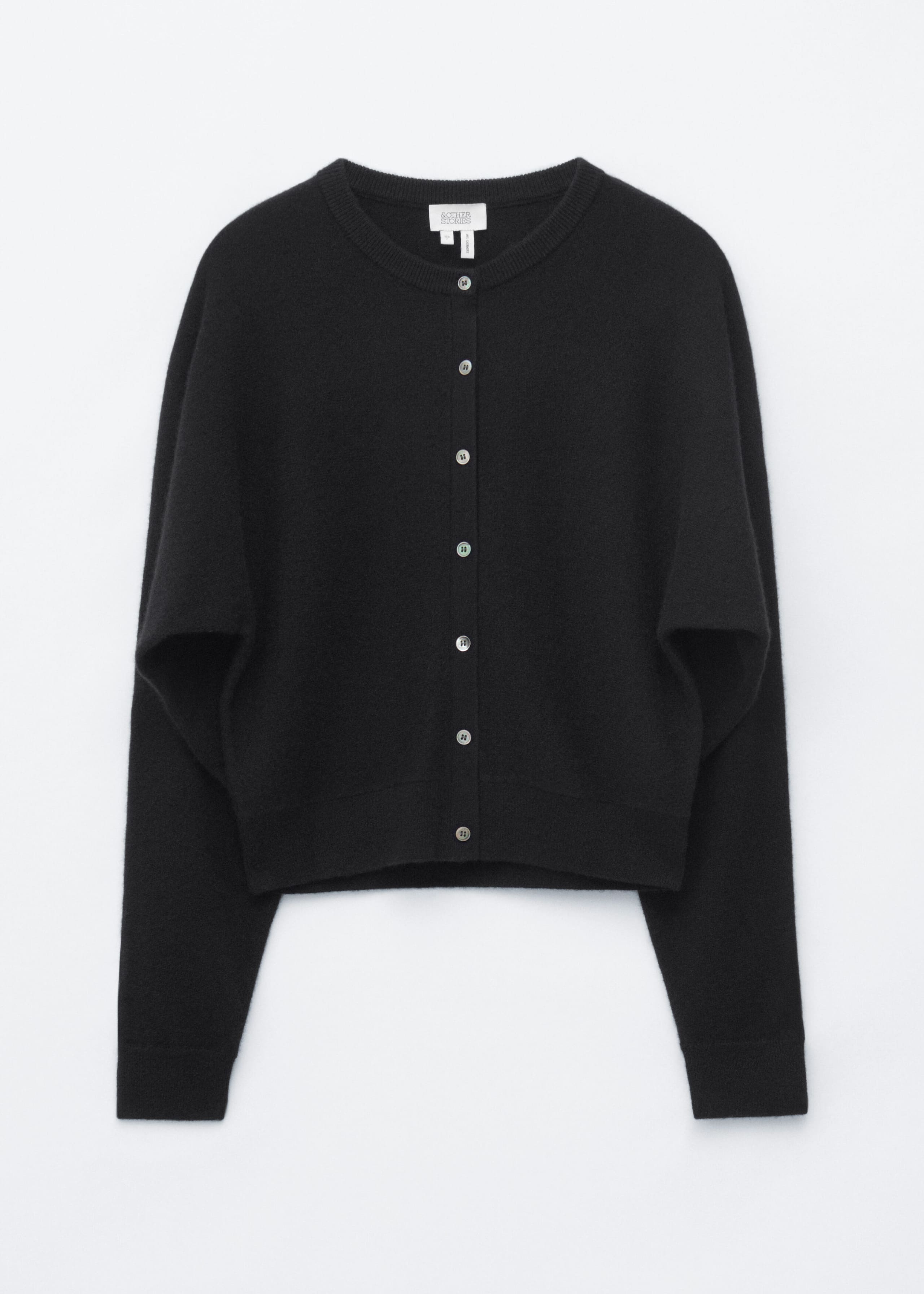 Cashmere Cardigan - Black - Still Life