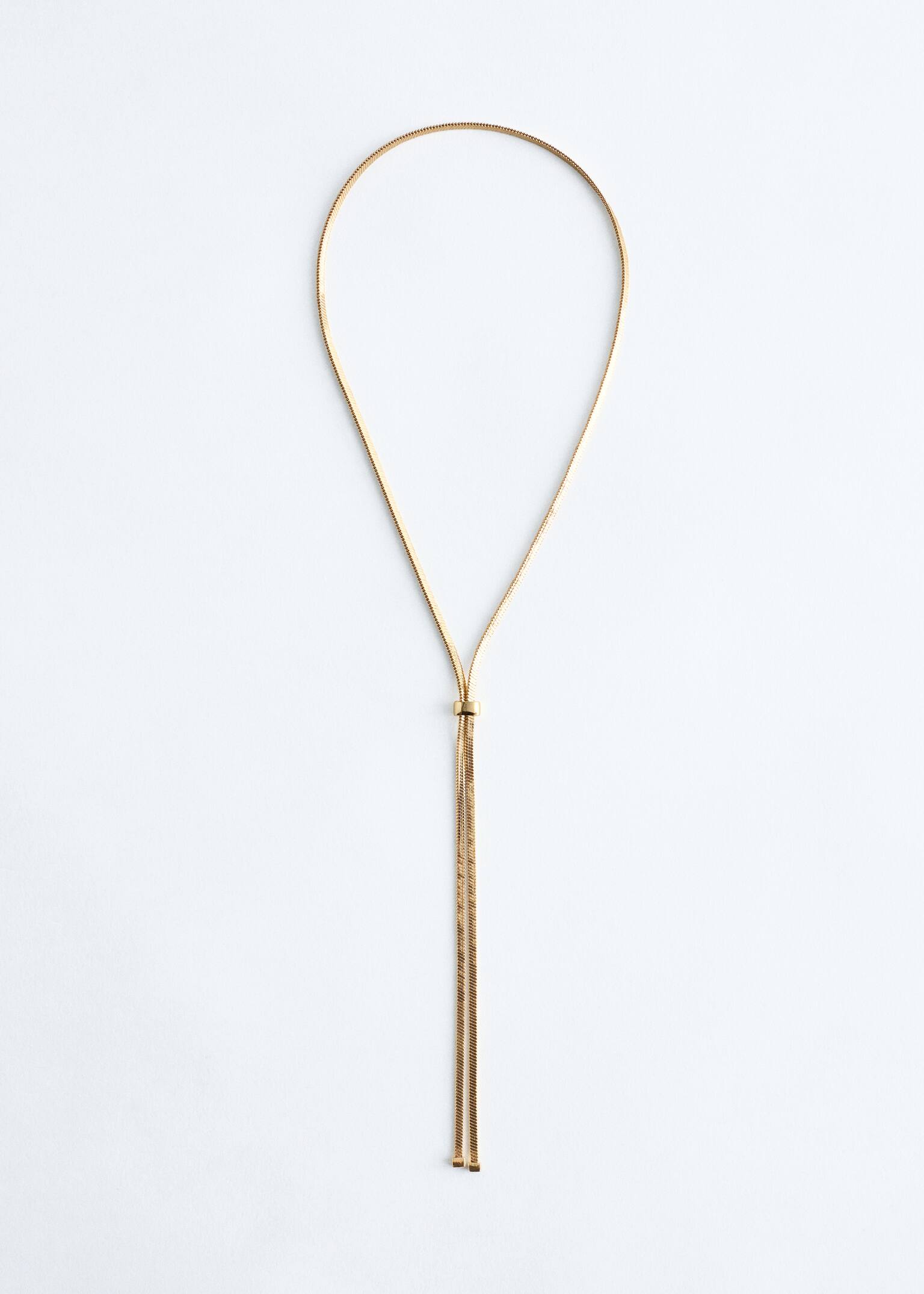 Colar de corrente com laço - Dourado
