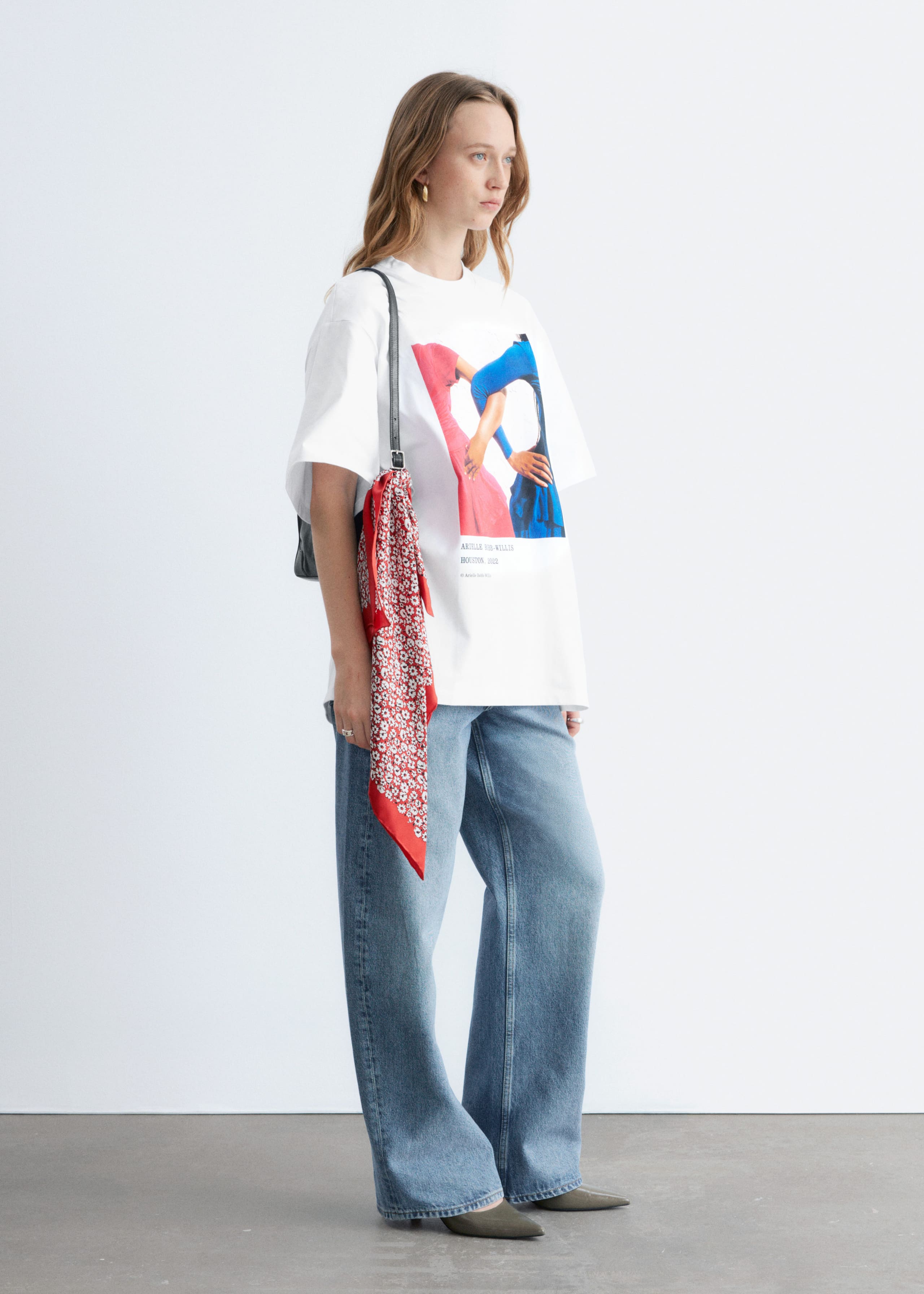 Image of Bedrucktes Oversized-T-Shirt