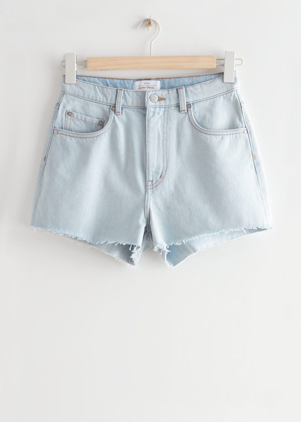 Dream Cut Denim Shorts - Light Blue - Natura morta