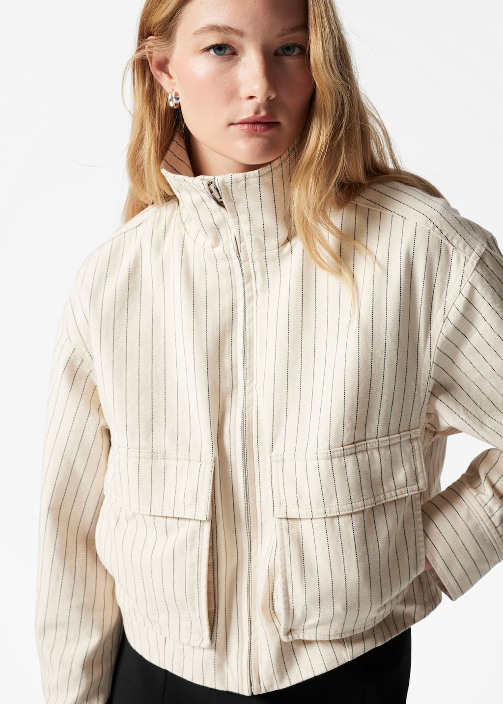 Image of Jacke mit aufgesetzten Taschen