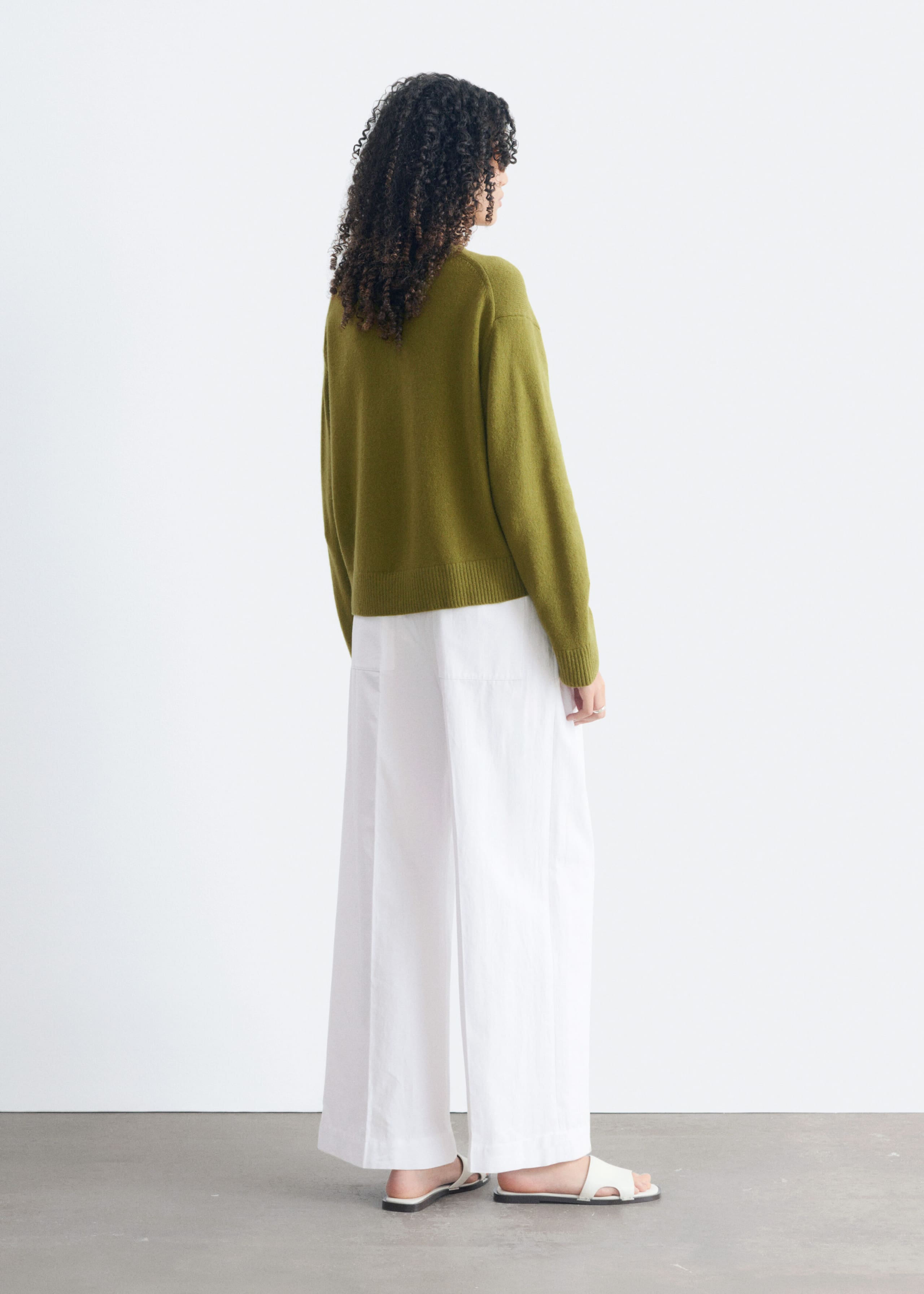 Maglione boxy - Verde - Natura morta
