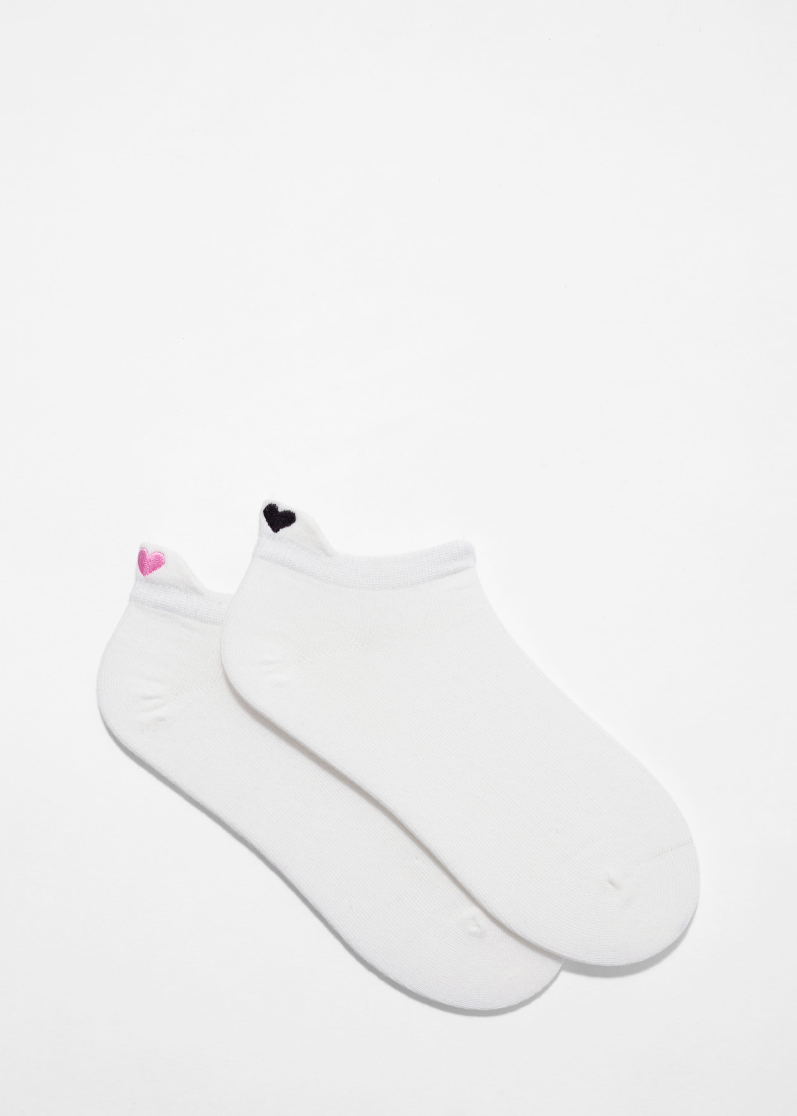 Image of 2-pack Embroidered Ankle Socks