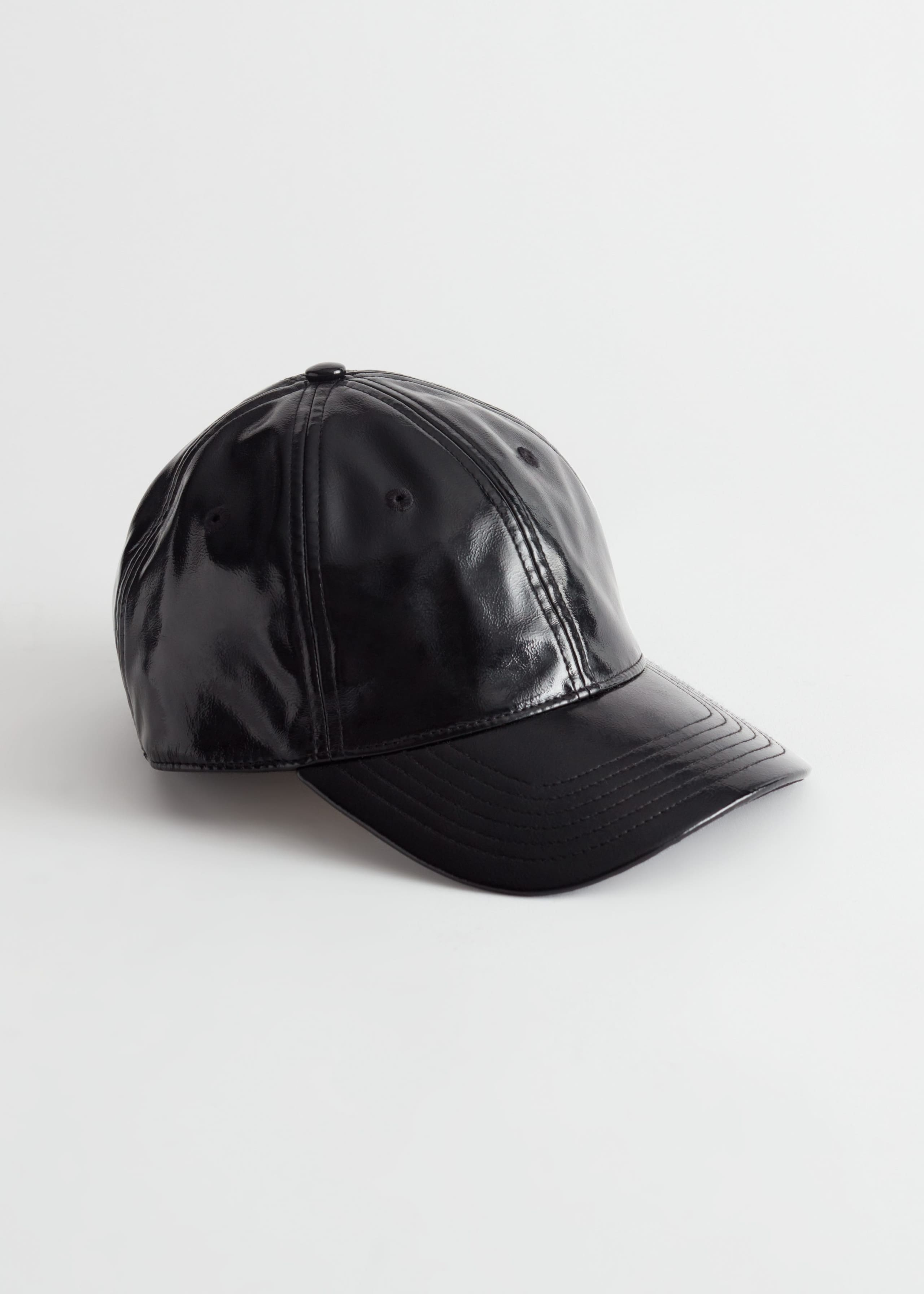Patent Baseball Cap - Black - Still Life