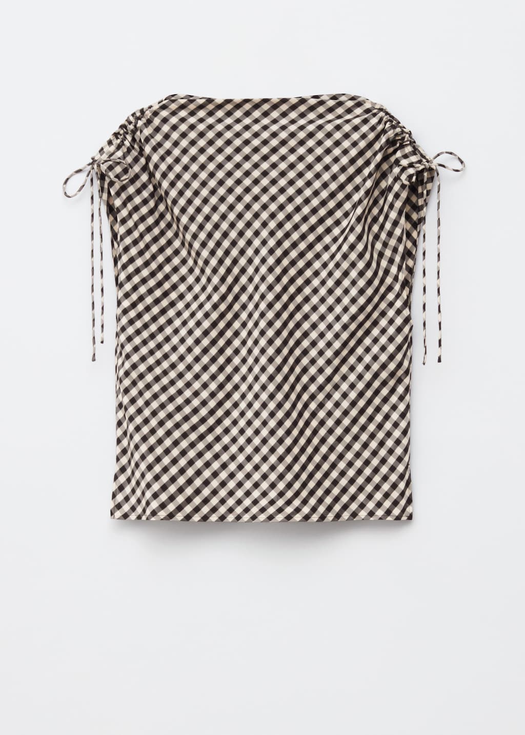 Image of Drawstring Boatneck Top