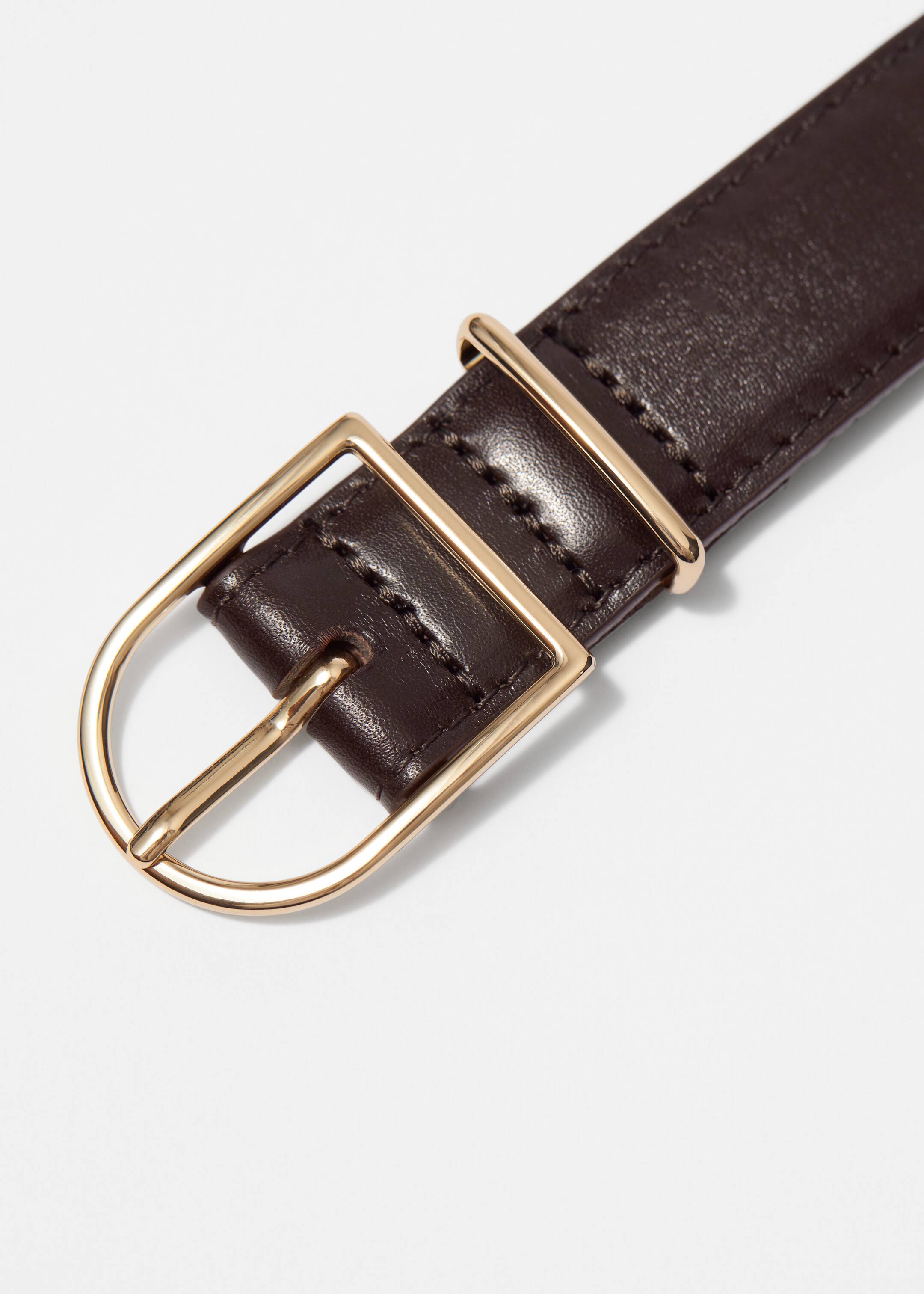 Agrandir l'image: Ceinture en cuir - Marron - FEMME | H&M FR 2