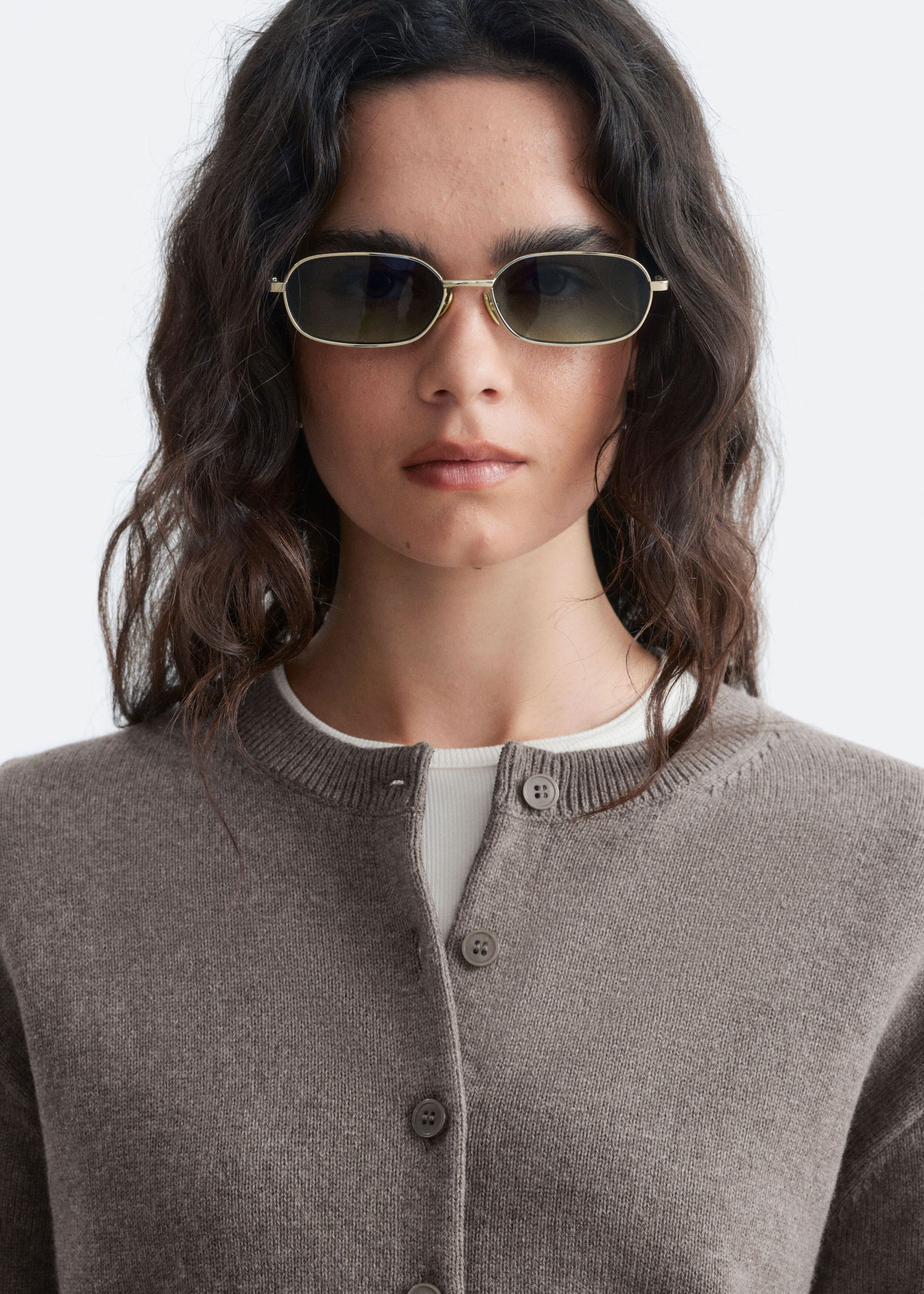 Thin-Knit Cardigan - Mole - Lookbook