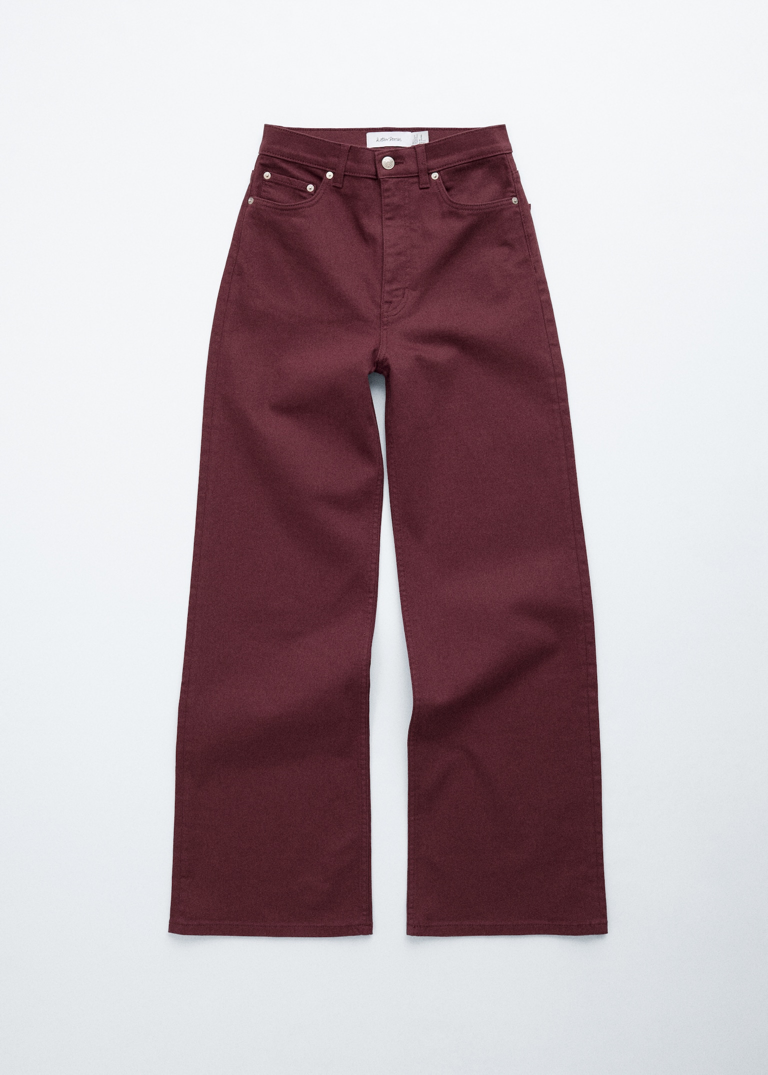 Wide-Leg Jeans - Dark Red/Black/Blue/Medium Blue/Light blue/Grey - 2