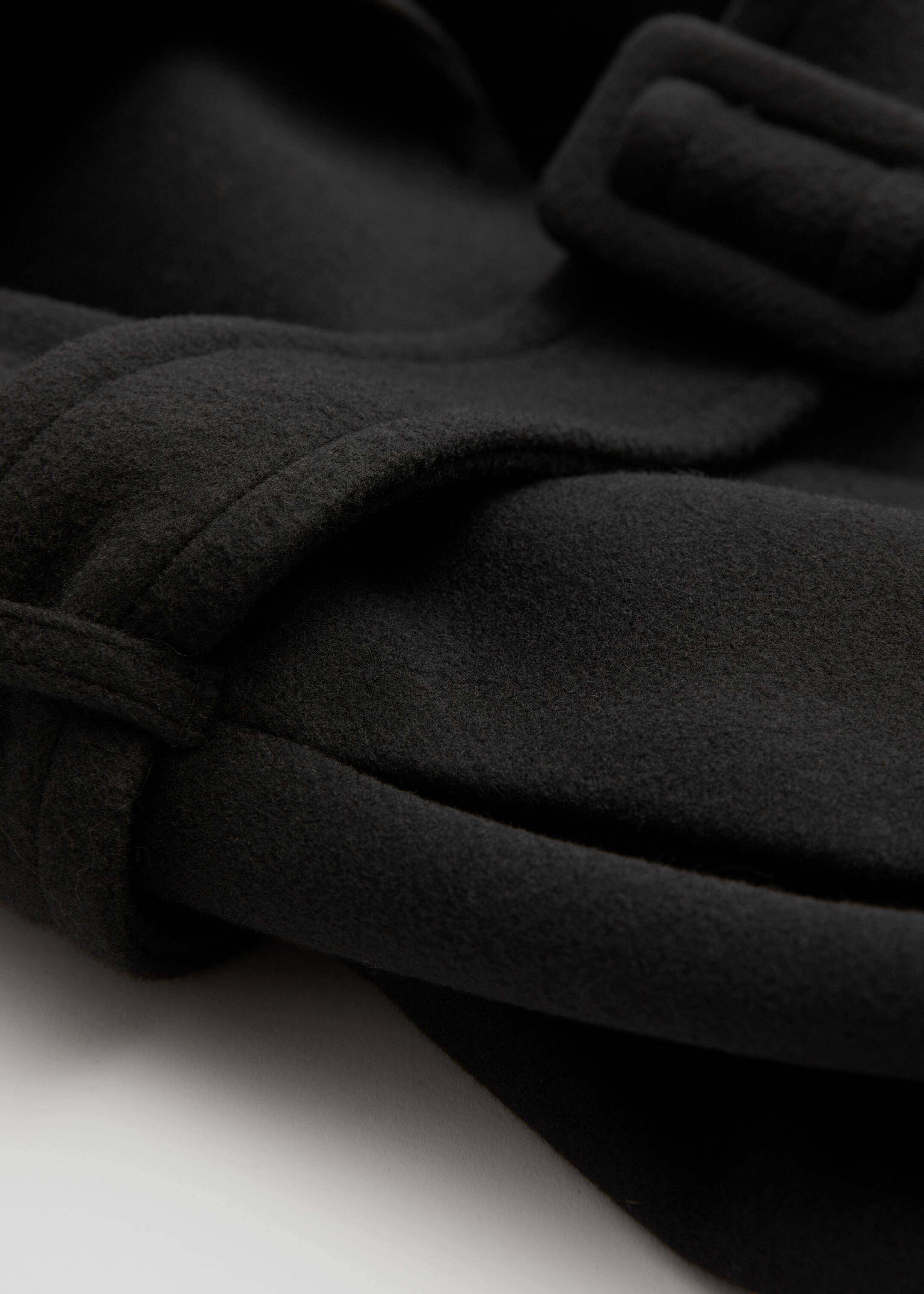 Größeres Bild ansehen: Wolljacke mit Gürtel - Schwarz - Ladies | H&M DE 3
