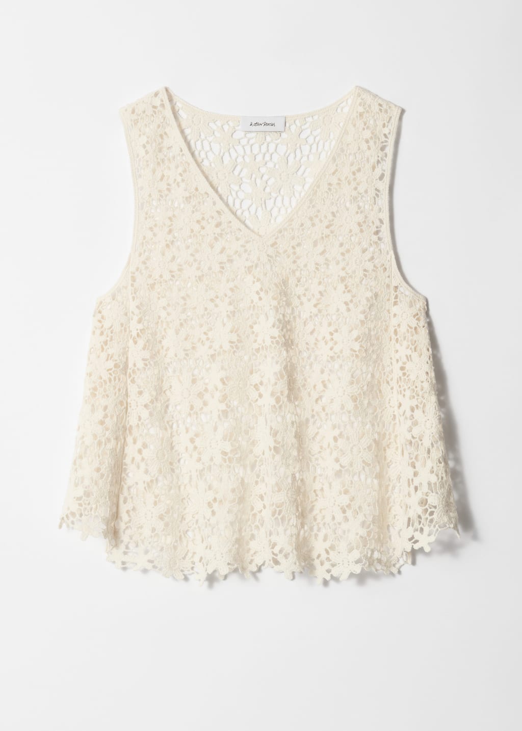Image of Haut sans manches en crochet