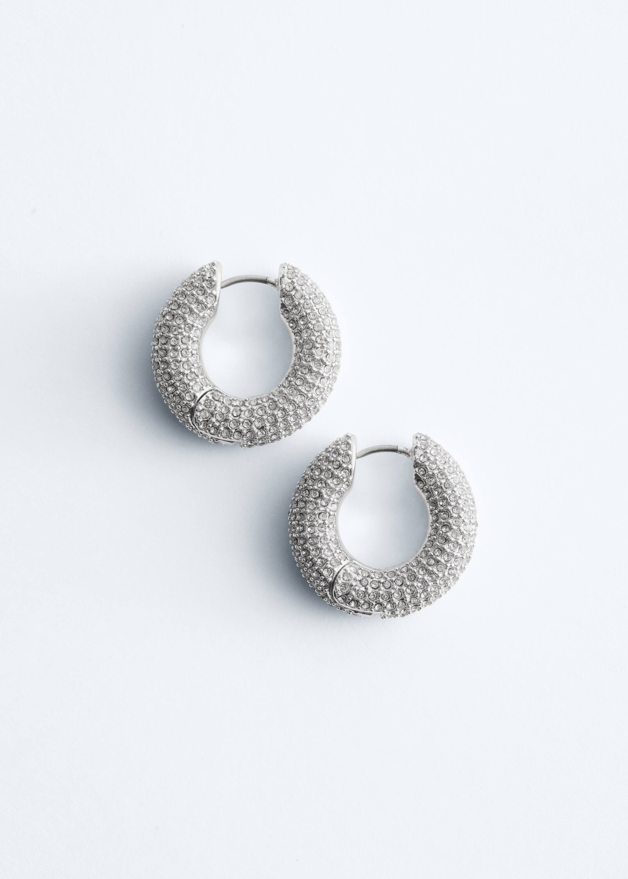 Zobrazit větší obrázek: Crystal Hoop Earrings - Silver - ŽENY | H&M CZ 6