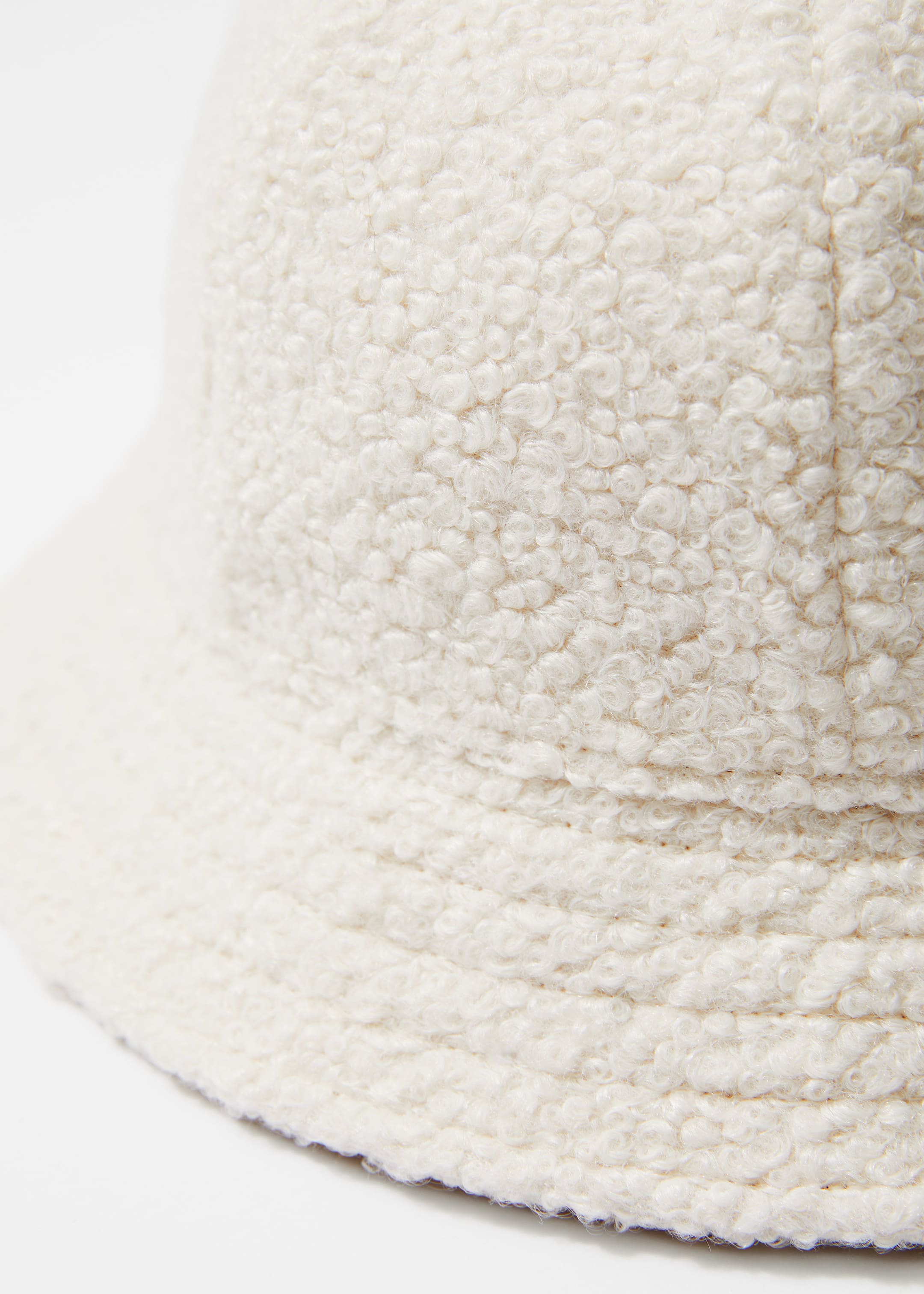 View larger image: Boucle Bucket Hat - Dusty white - Ladies | H&M GB 2