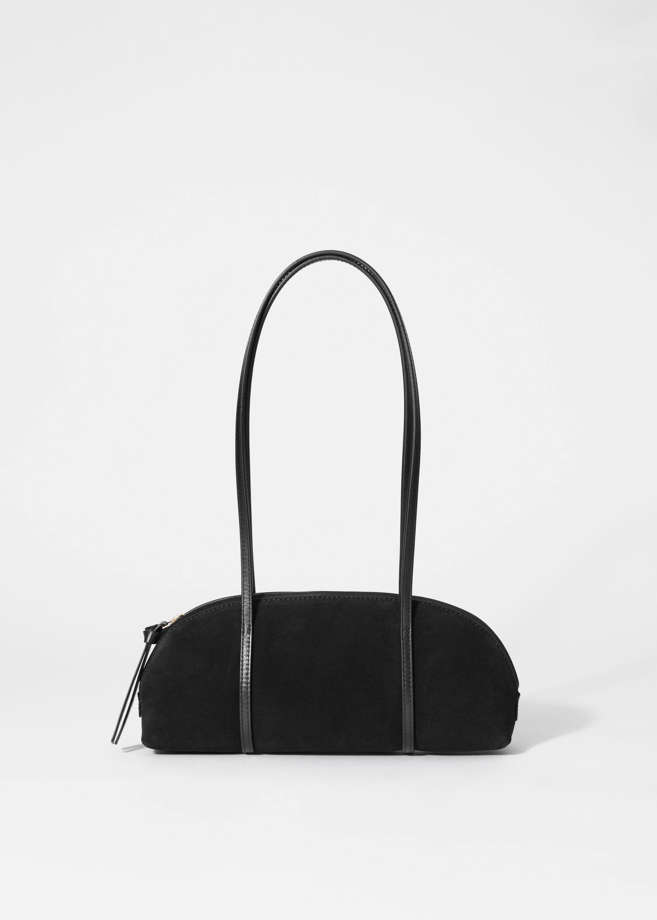 Größeres Bild ansehen: Bowlingtasche aus Leder - Schwarzes Wildleder - Ladies | H&M DE 2
