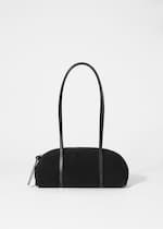 Black suede