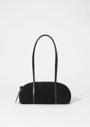 Black suede
