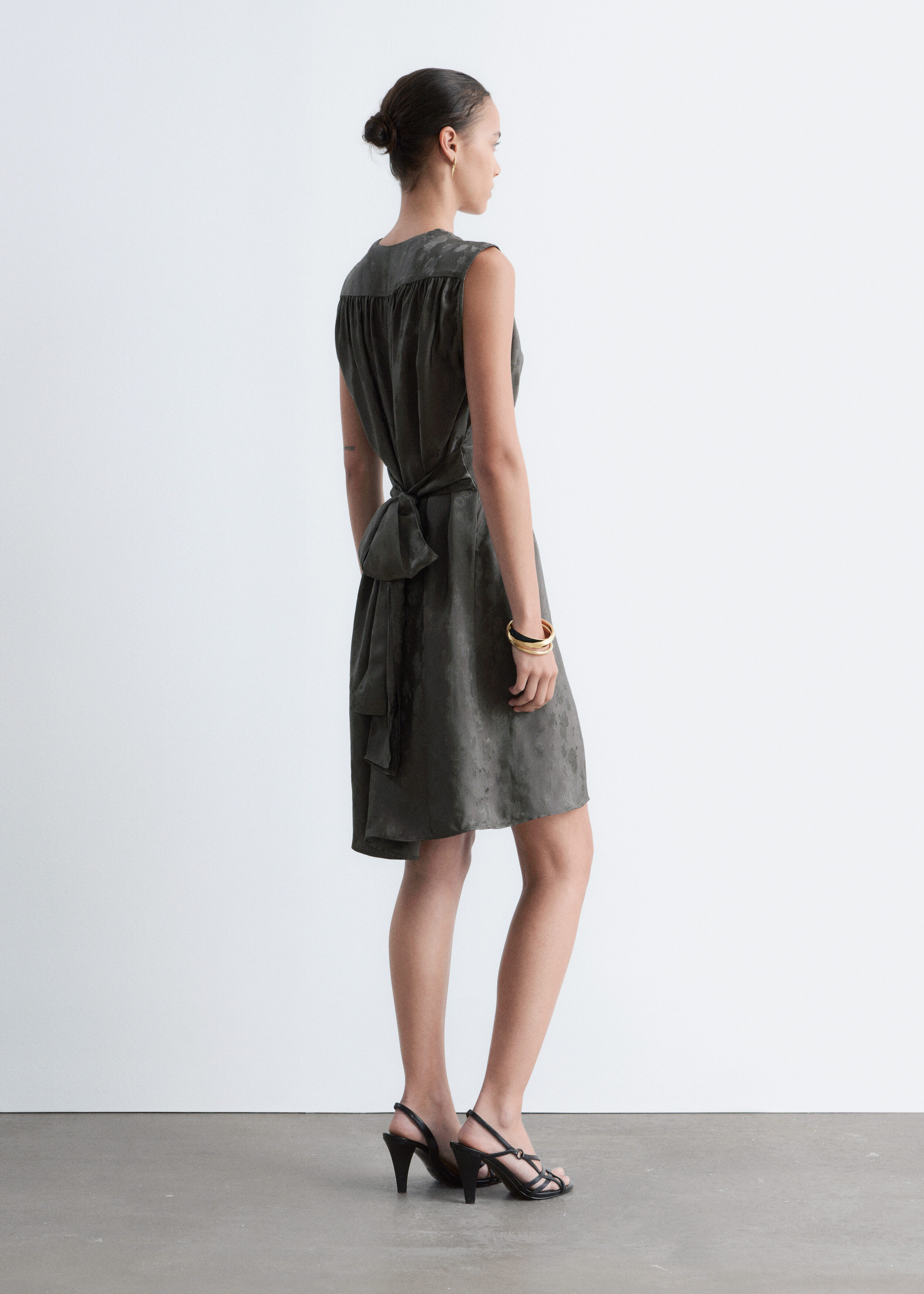Jacquard Mini Dress - Dark Grey - & Other Stories GG
