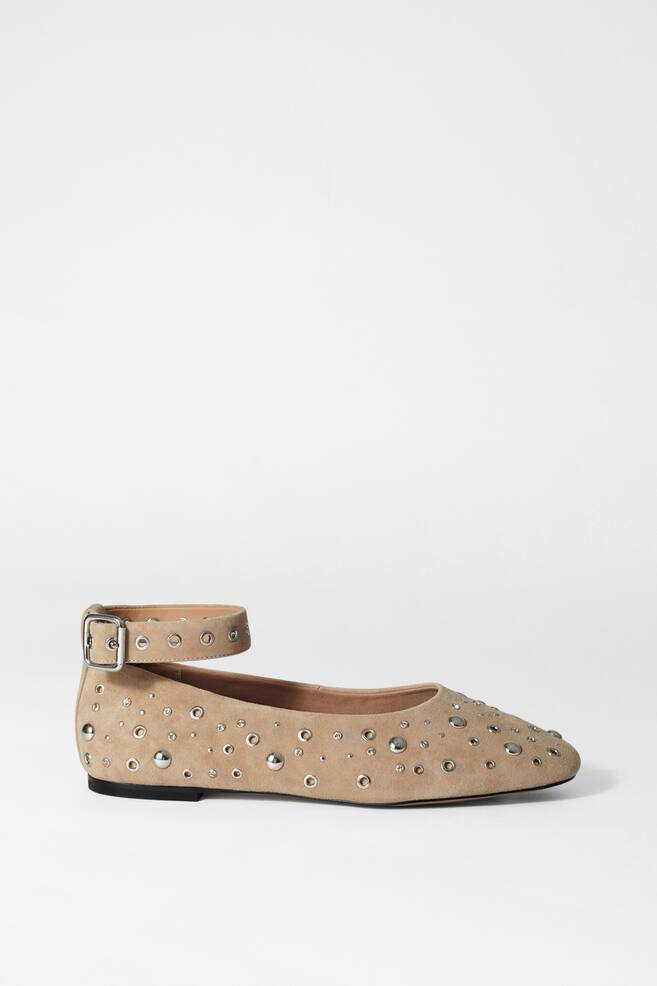 Bailarinas adornadas - Beige - 1