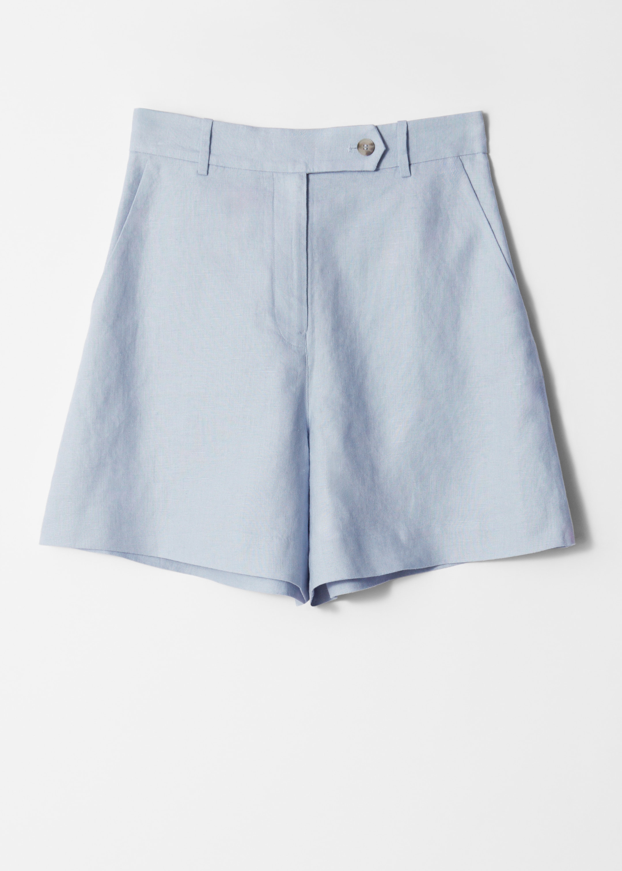 Größeres Bild anzeigen: Leinen-Shorts - Hellblau - Ladies | H&M AT 4