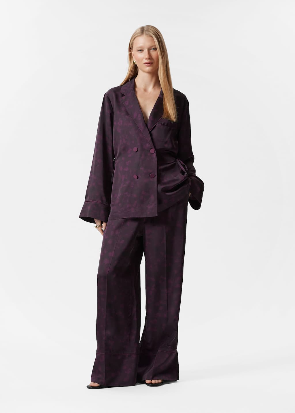 Image of Drawstring Pyjama Trousers