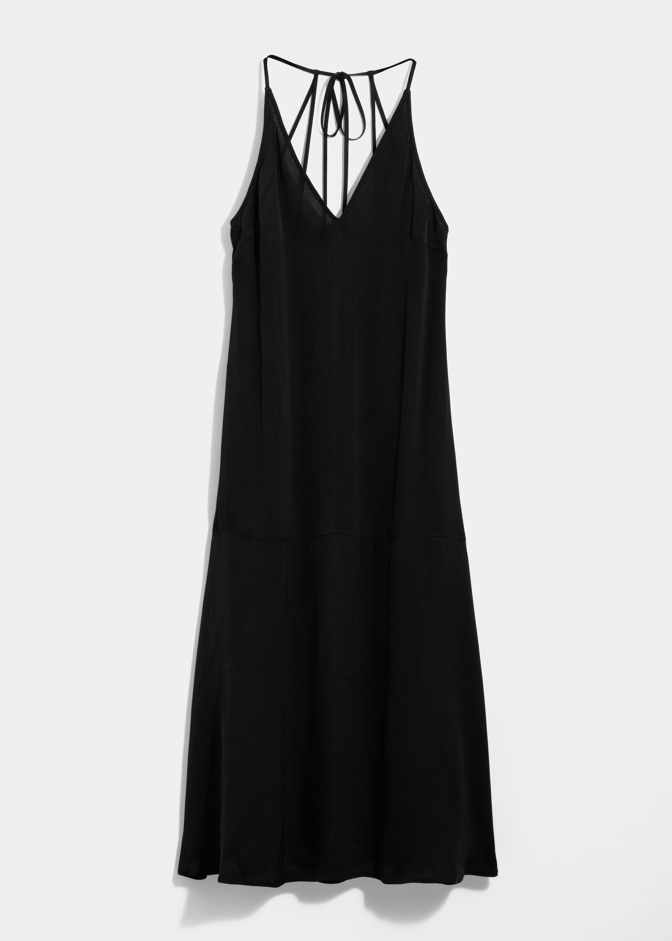 Visa större bild: Midiklänning med halterneck - Svart - DAM | H&M SE 1