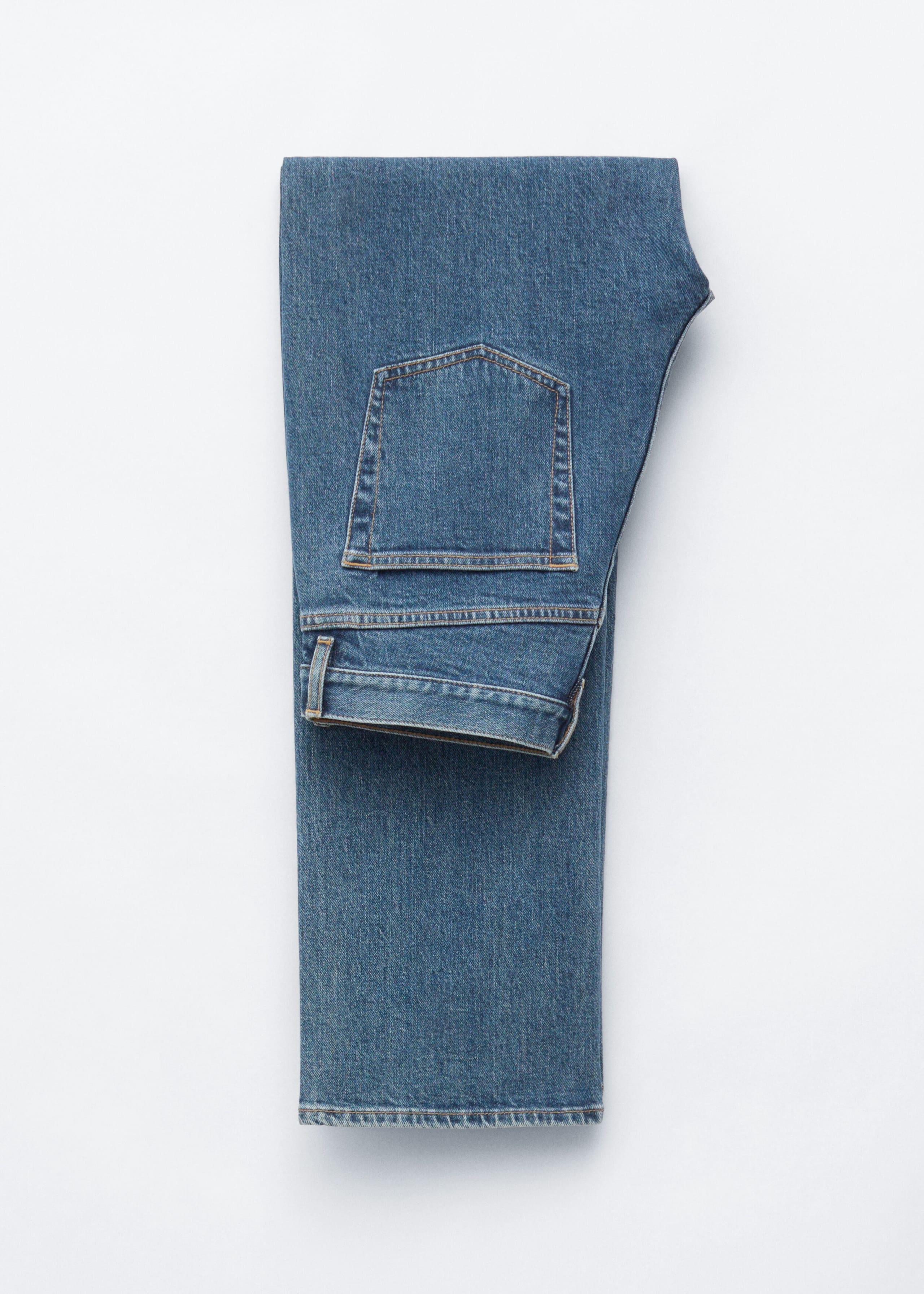 Cropped Slim-Leg Jeans - Mid Blue - Lookbook