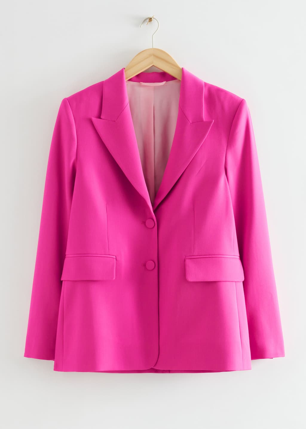 TailoredSingle-BreastedBlazer - Hot Pink - Bodegón