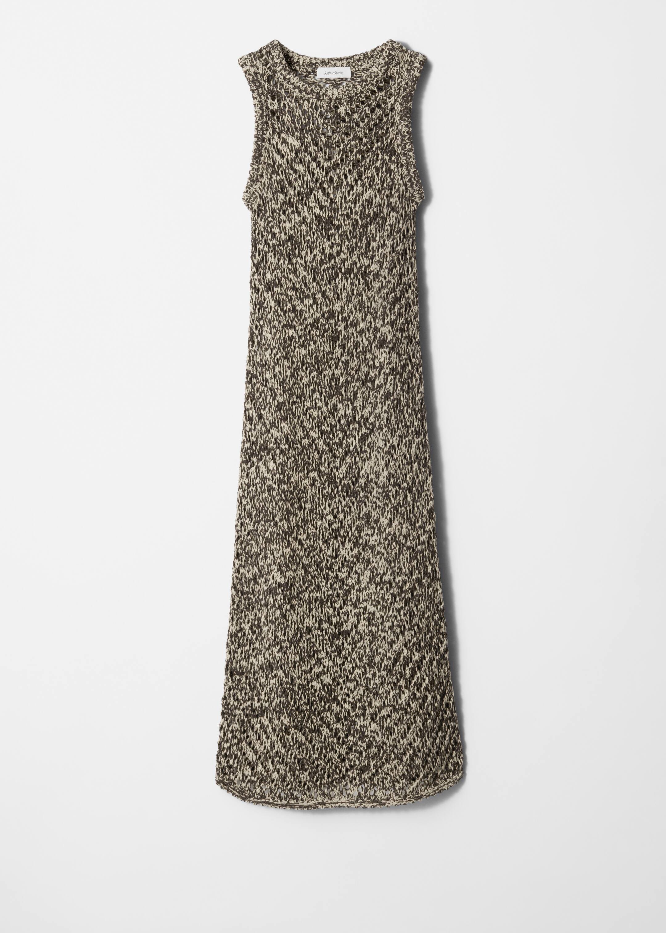 Grösseres Bild ansehen: Strickkleid in Midi-Länge - Beige/Braun - DAMEN | H&M CH 4