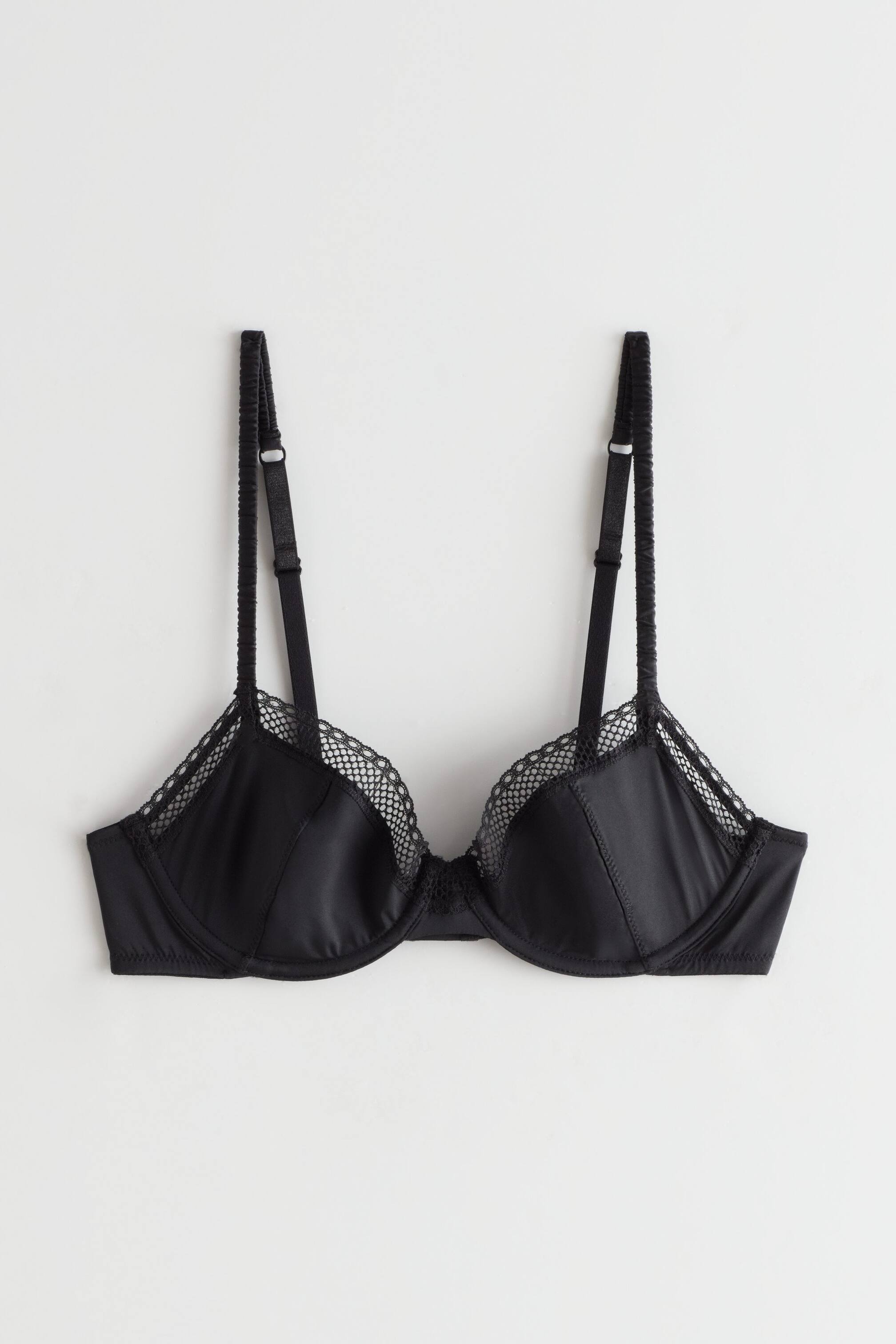 Vis større bilde: Underwire Lace Bra - Svart - Ladies | H&M NO 1