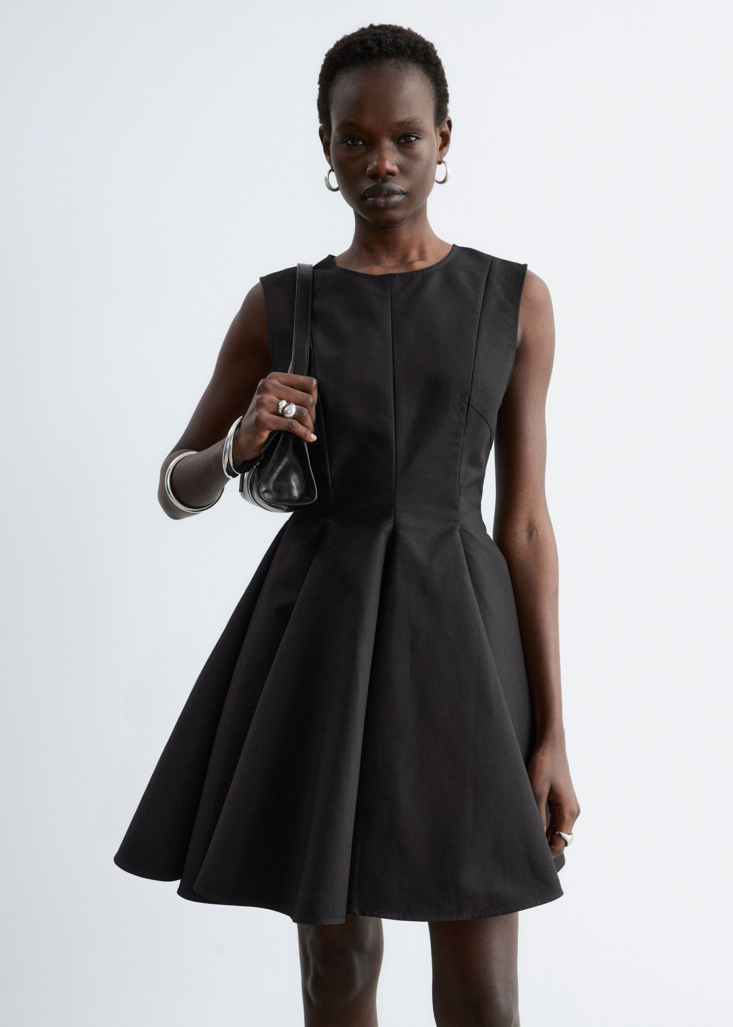 Image of Minikleid mit Falten