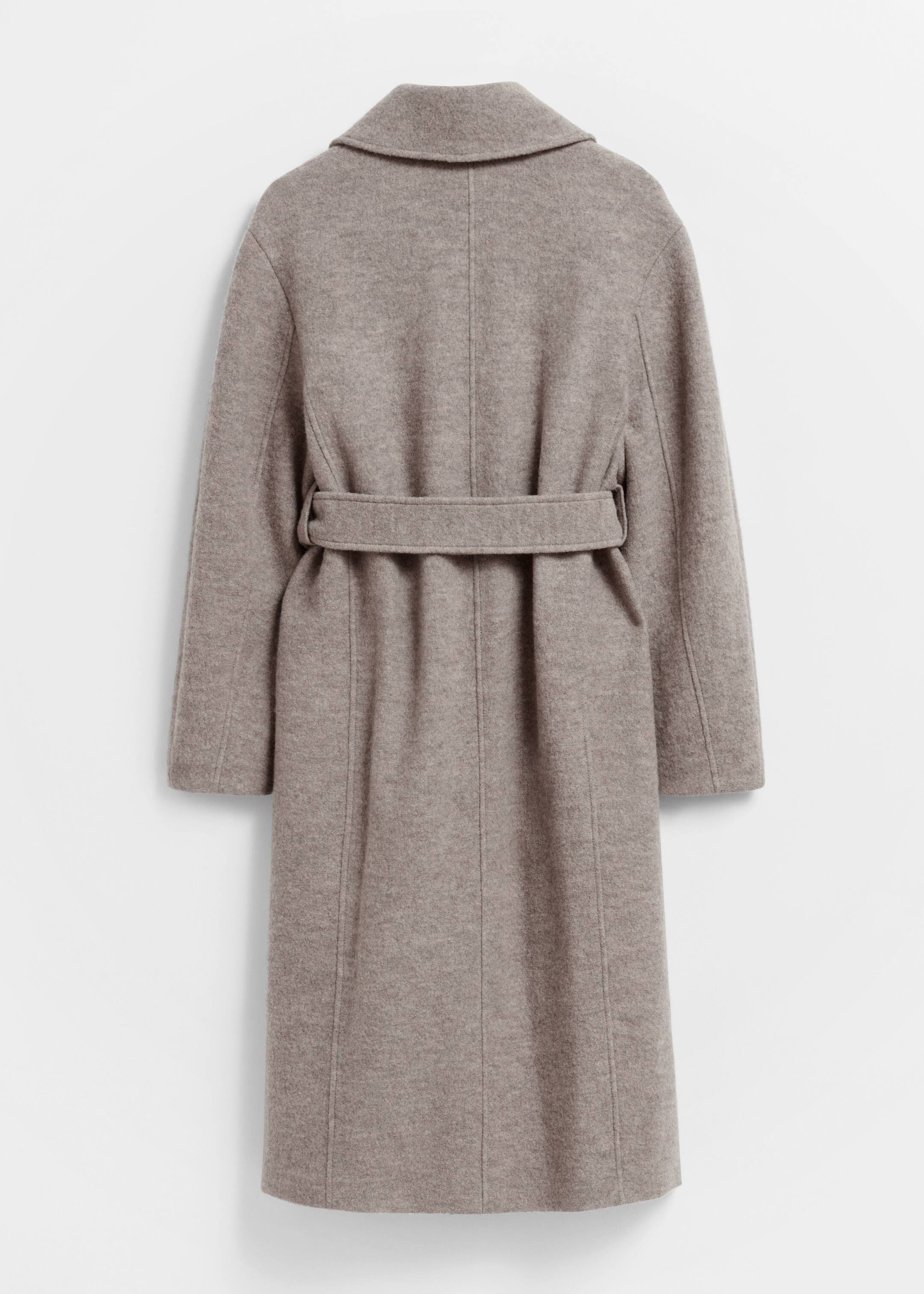 Größeres Bild anzeigen: Weit geschnittener Wollmantel mit Gürtel - Beige - Ladies | H&M AT 6