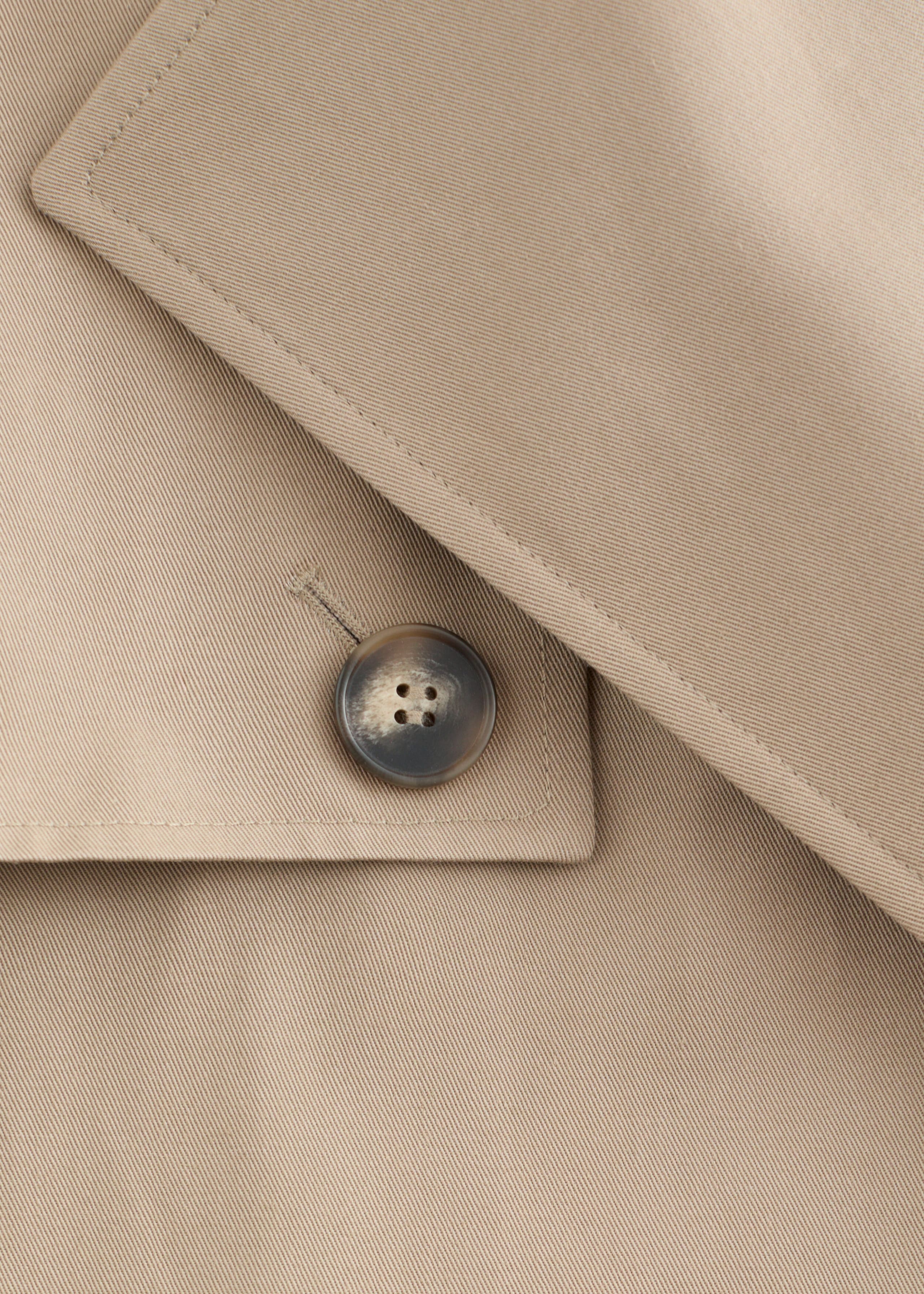 Image of Double-Breasted Trench Coat