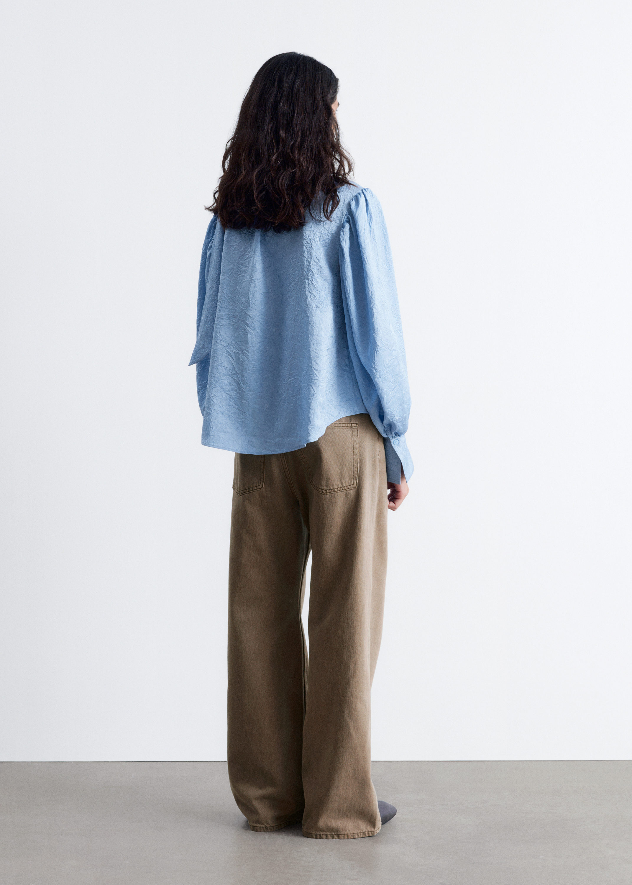 Asymmetric Silk Top - White - Blouses - & Other Stories US