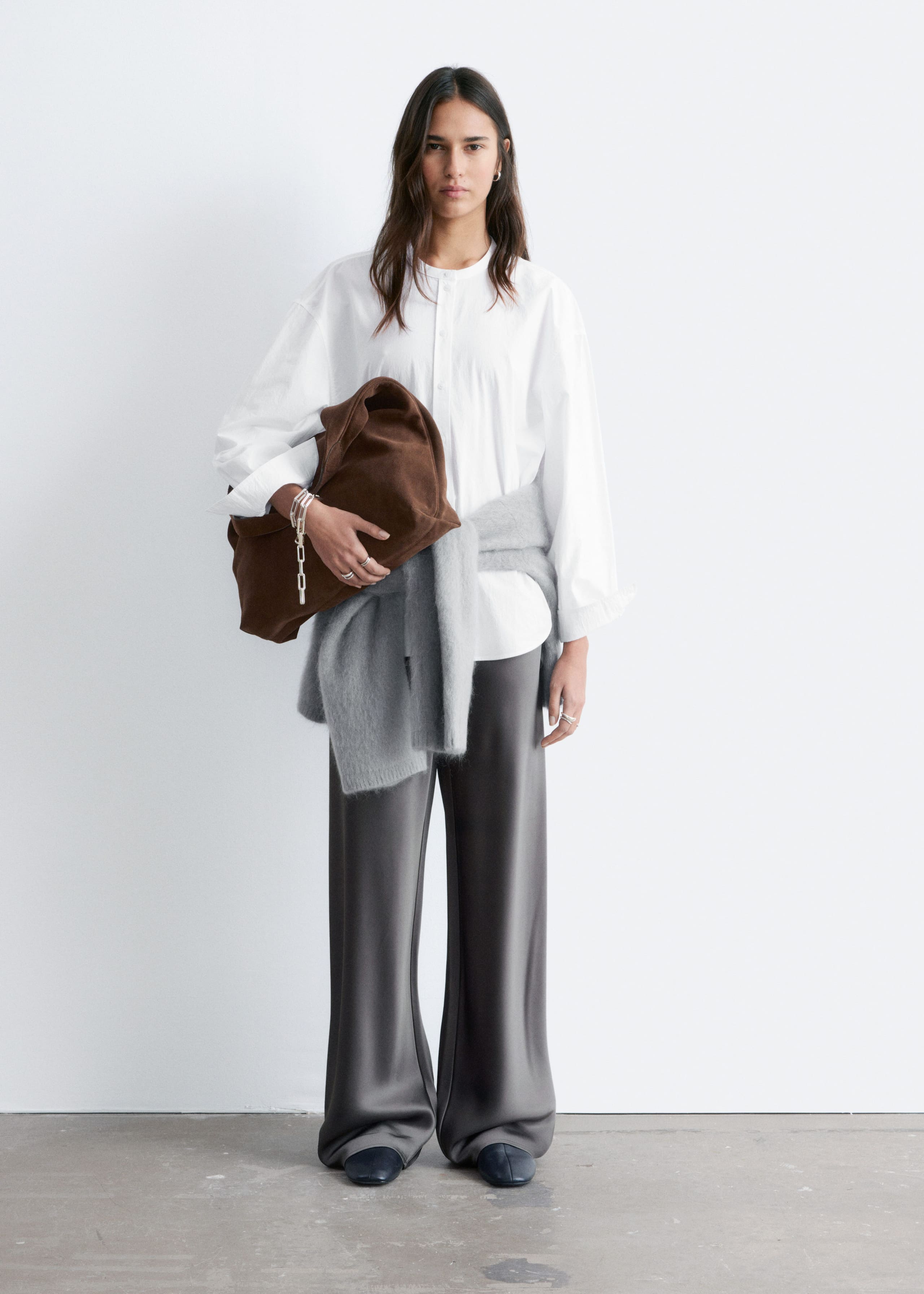 Image of Oversized Cotton Shirt