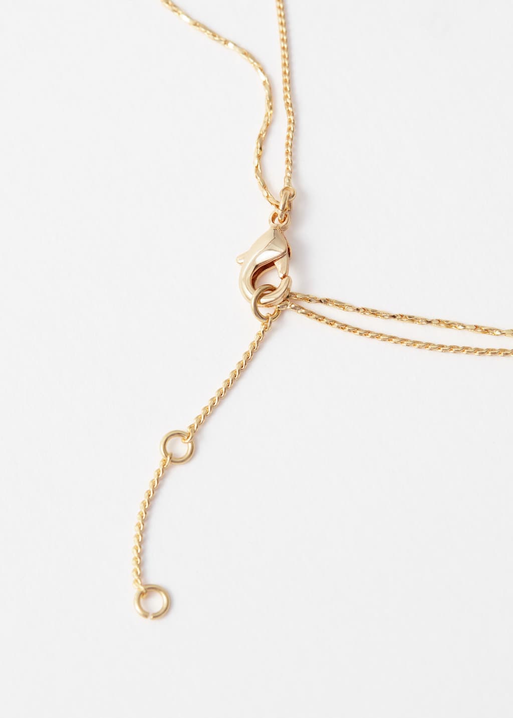 Layered Lariat Necklace - {{variantName}} - Descriptive Detail