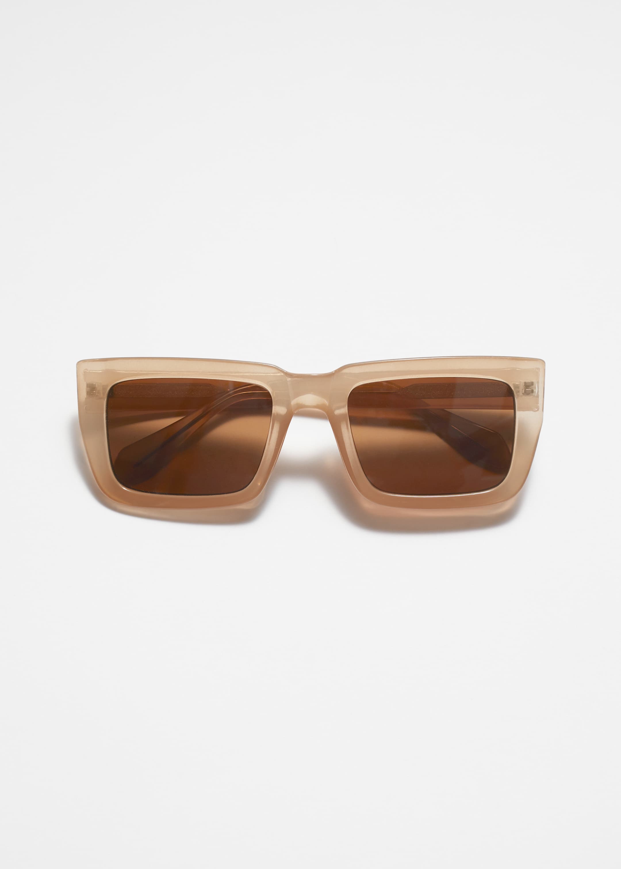 Größeres Bild anzeigen: Oversized-Sonnenbrille mit eckigem Rahmen - Altrosa - Ladies | H&M AT 1
