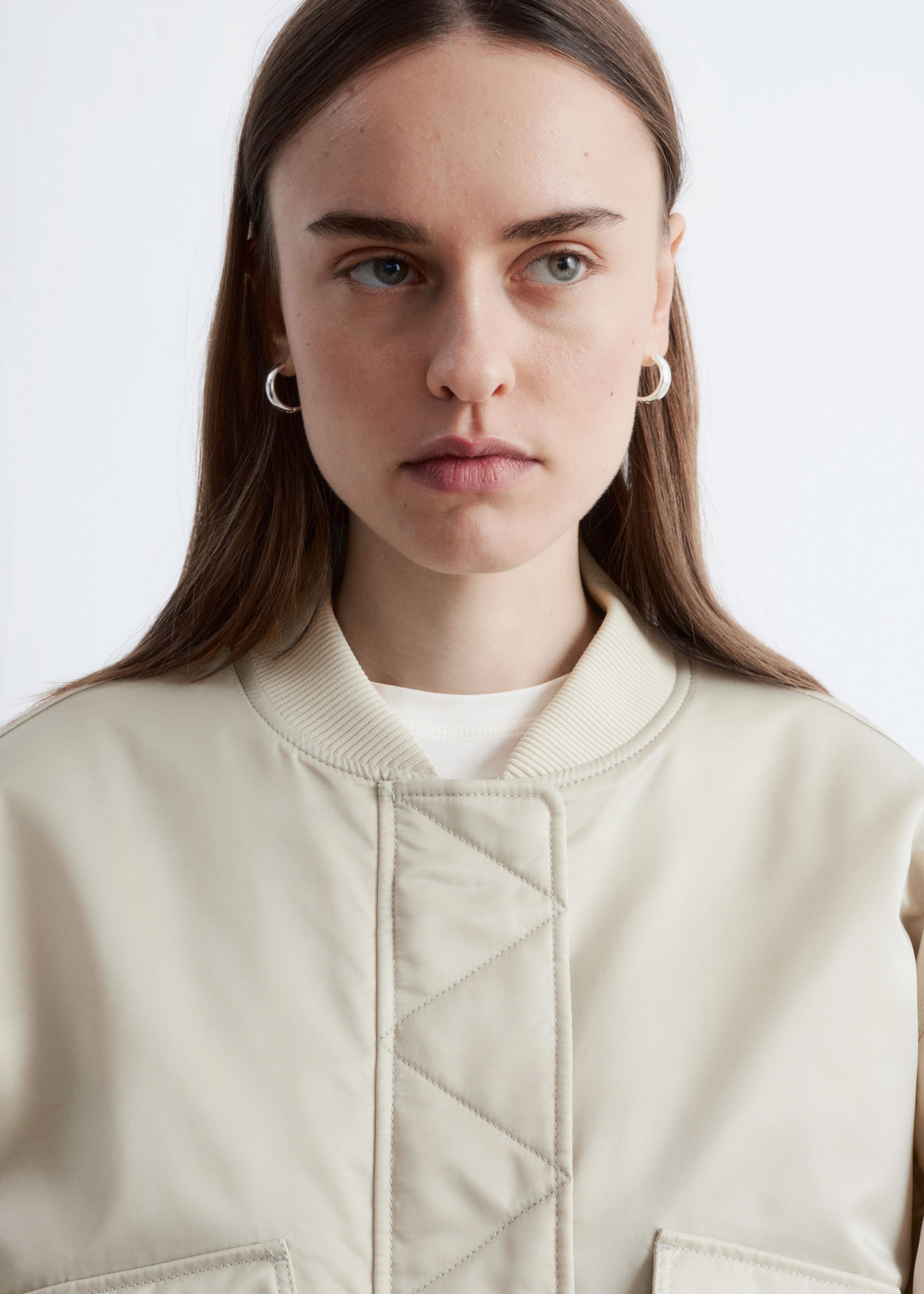 Image of Padded Bomber Jacket