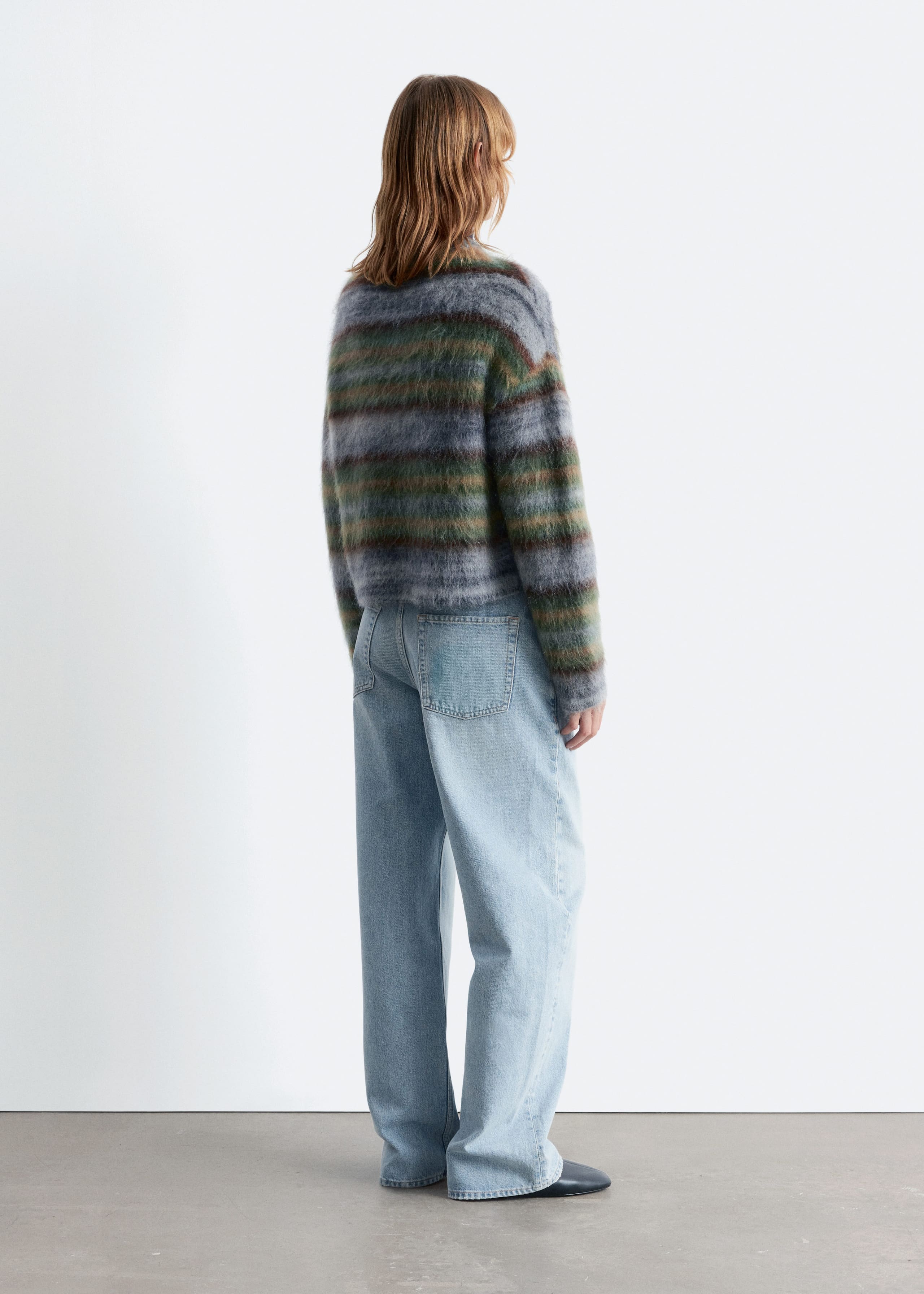 Image of Striped Knit Sweater