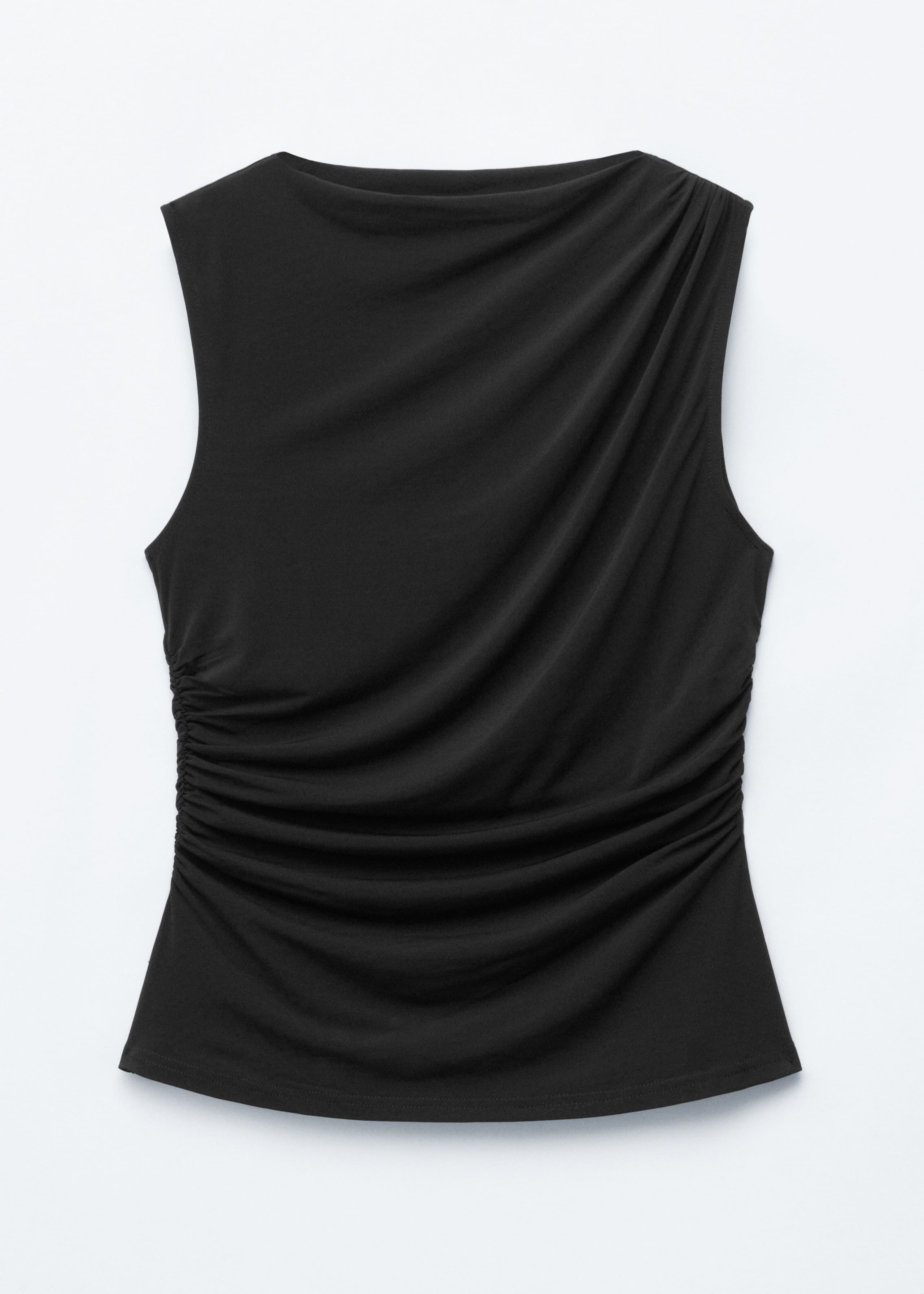 Image of Jersey-Oberteil mit Drapierung